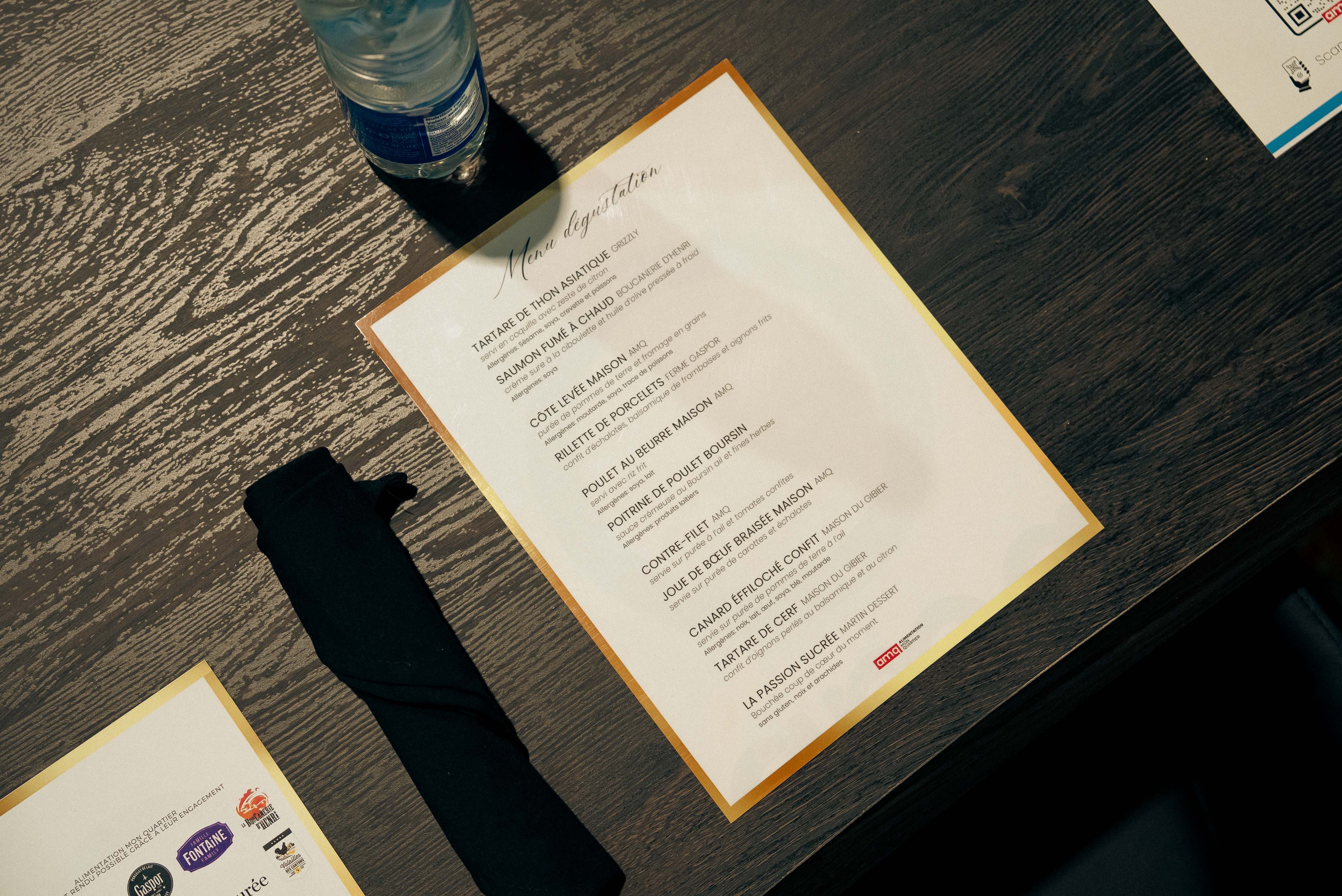 Menu Dégustation
