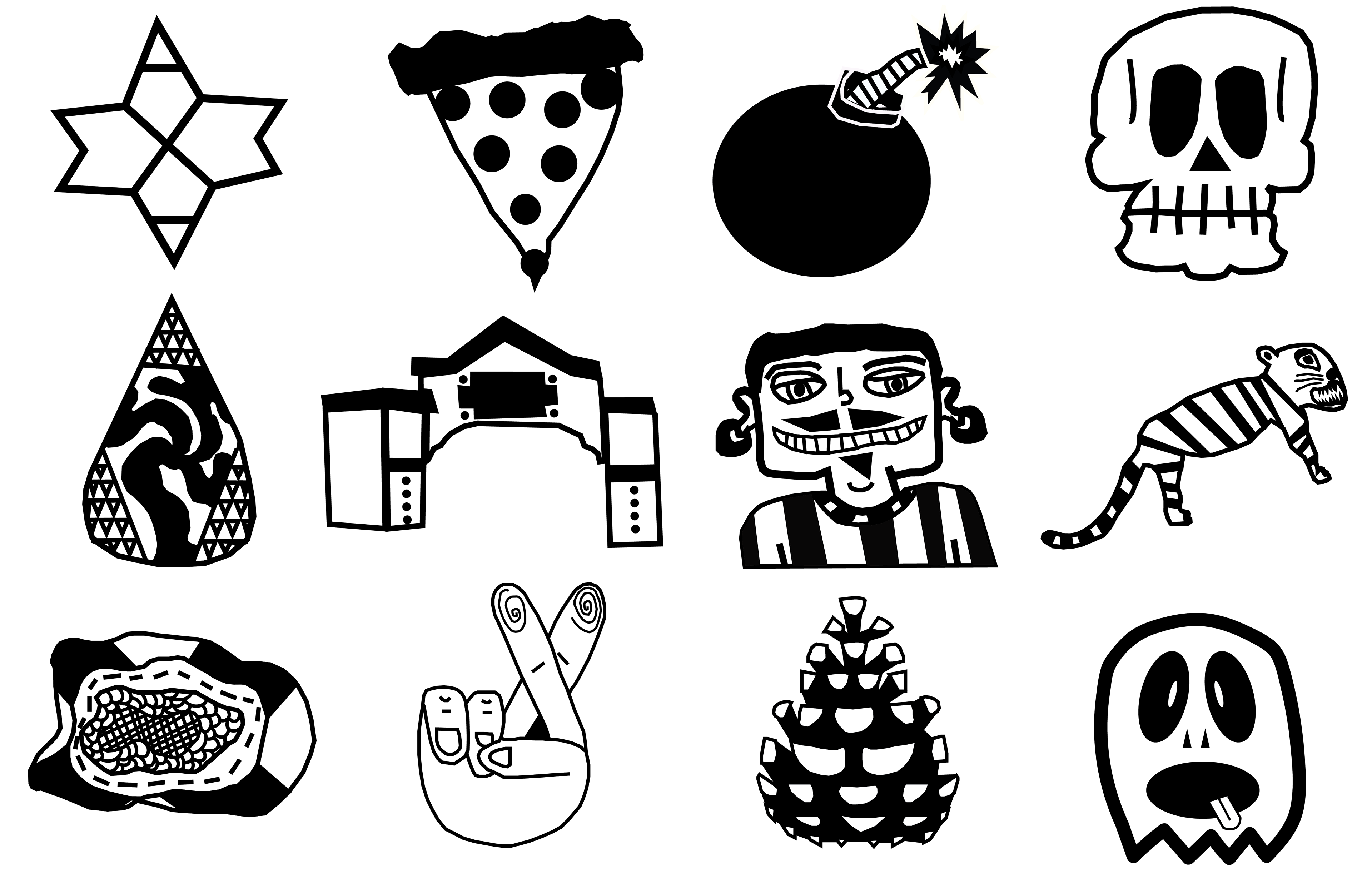 Icon/Stickers Digital Drawing