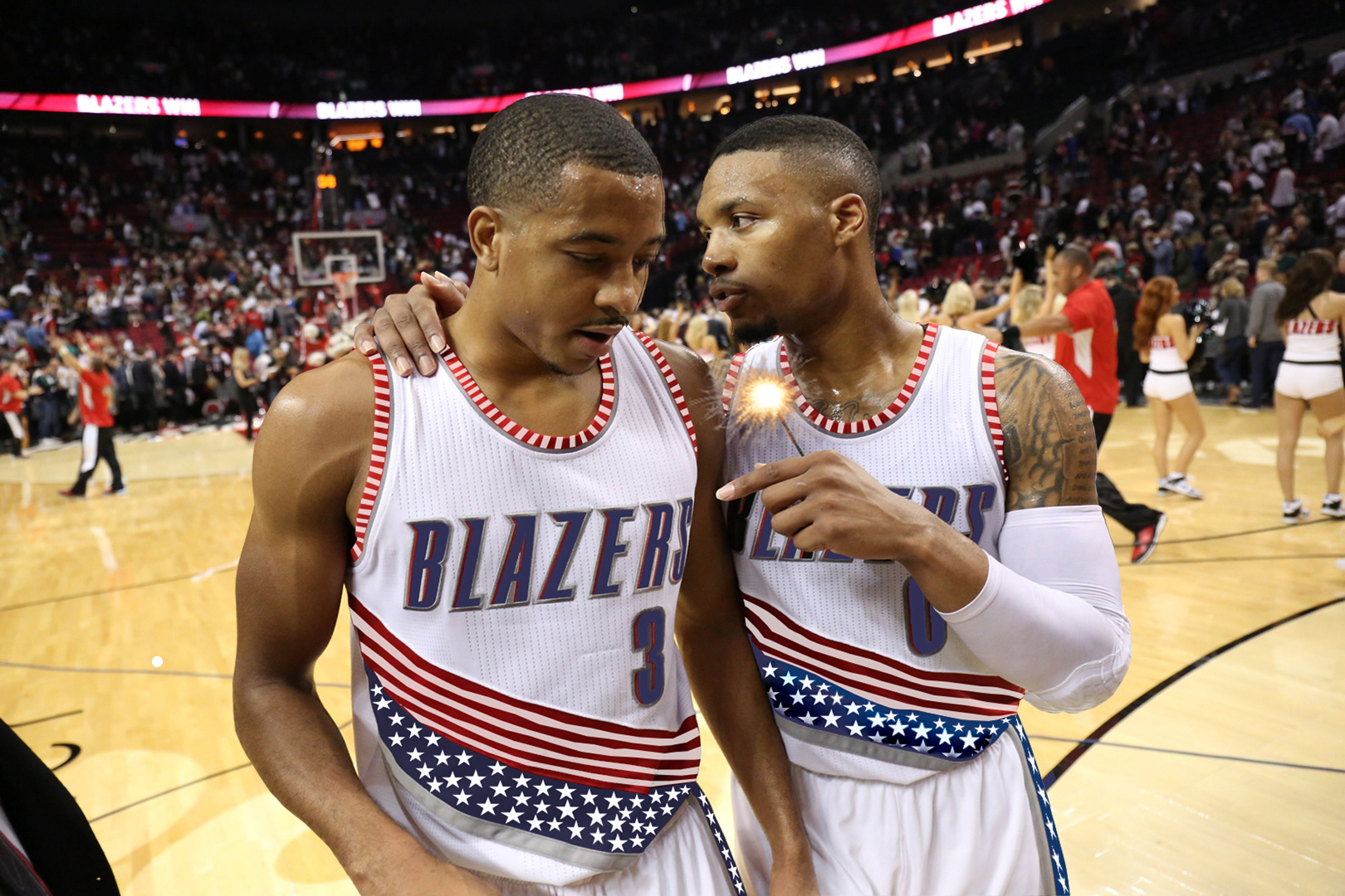 Trail Blazers 4th of July Design