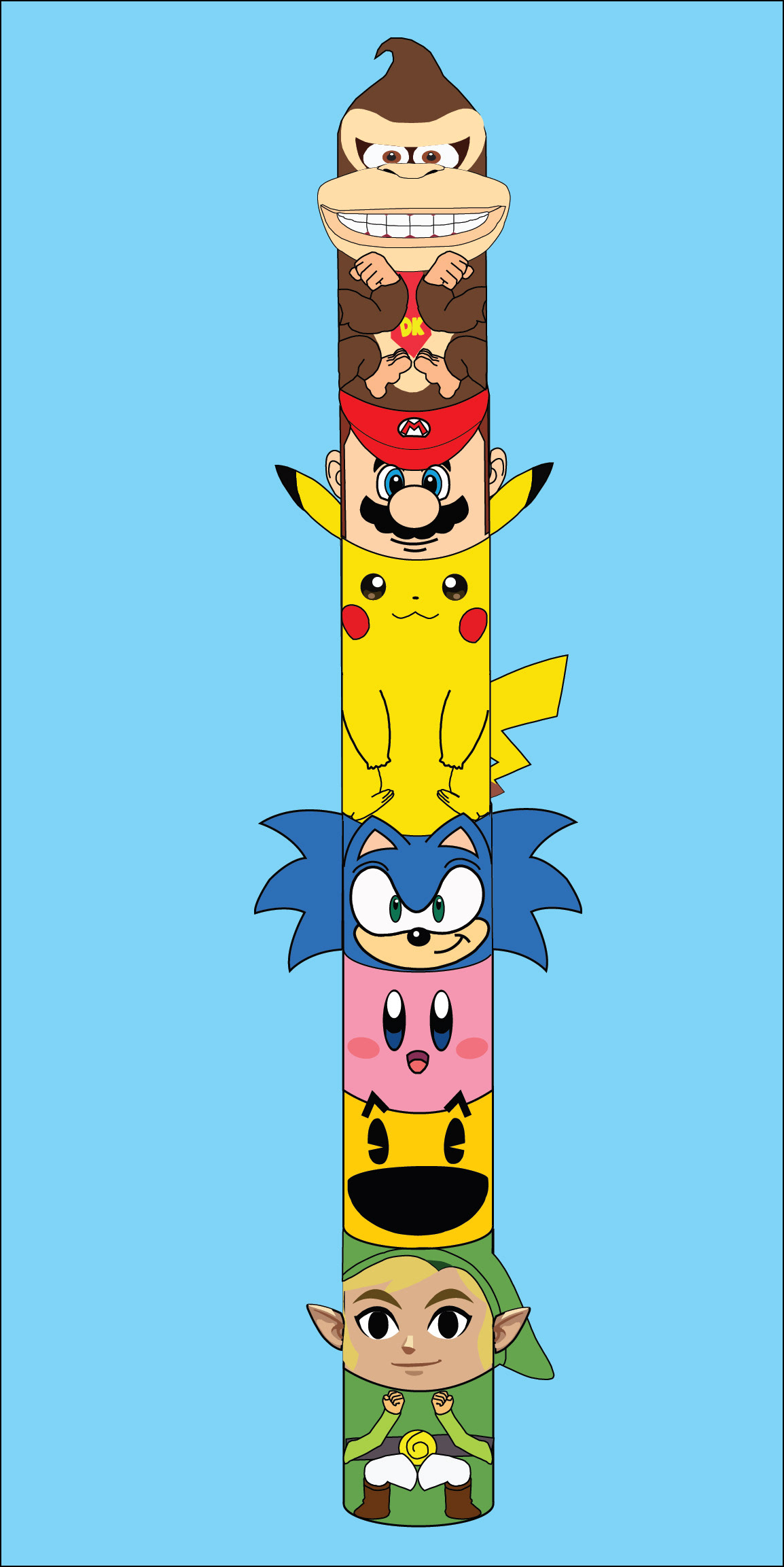 Gaming Totem Pole