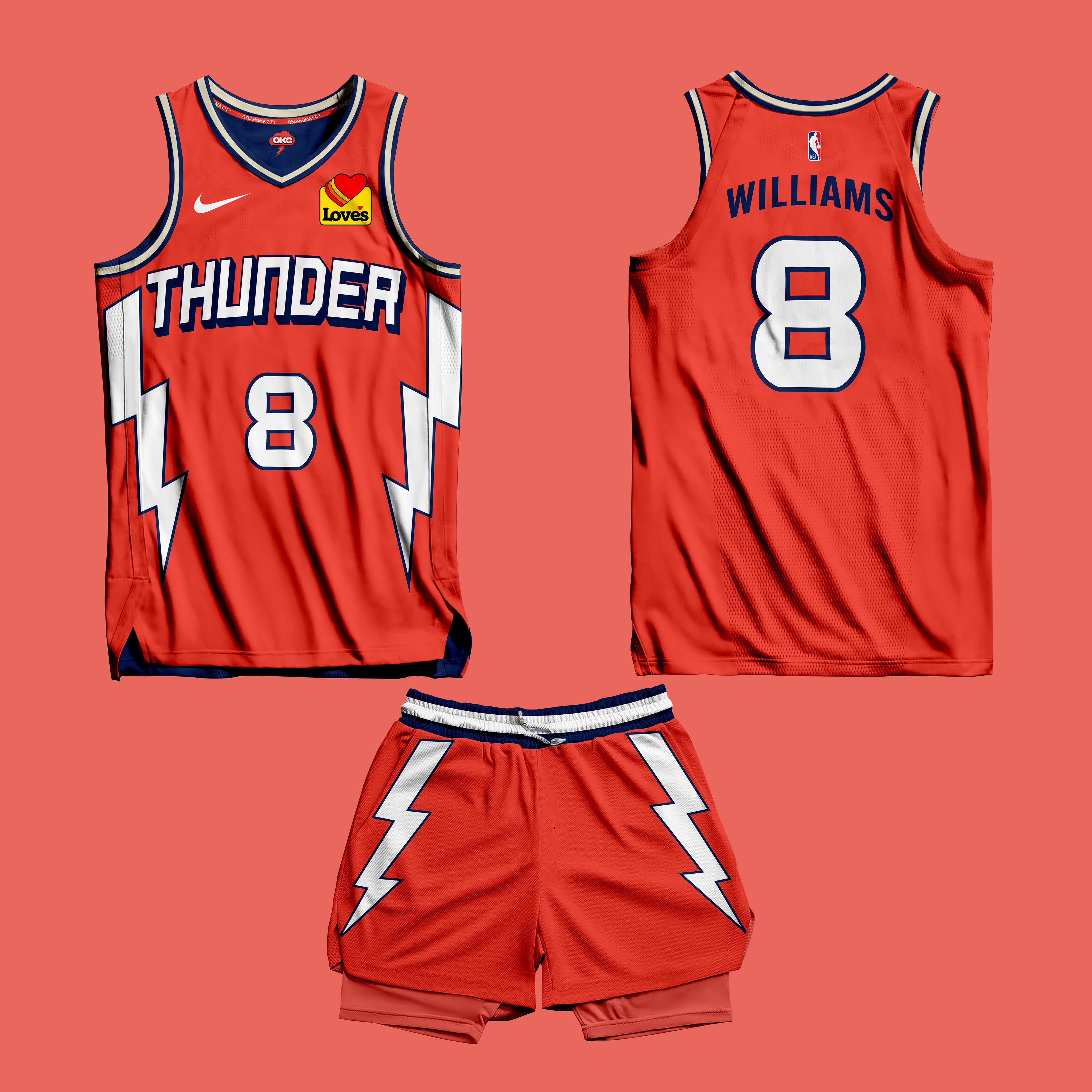 OKC Home Jersey Redesign