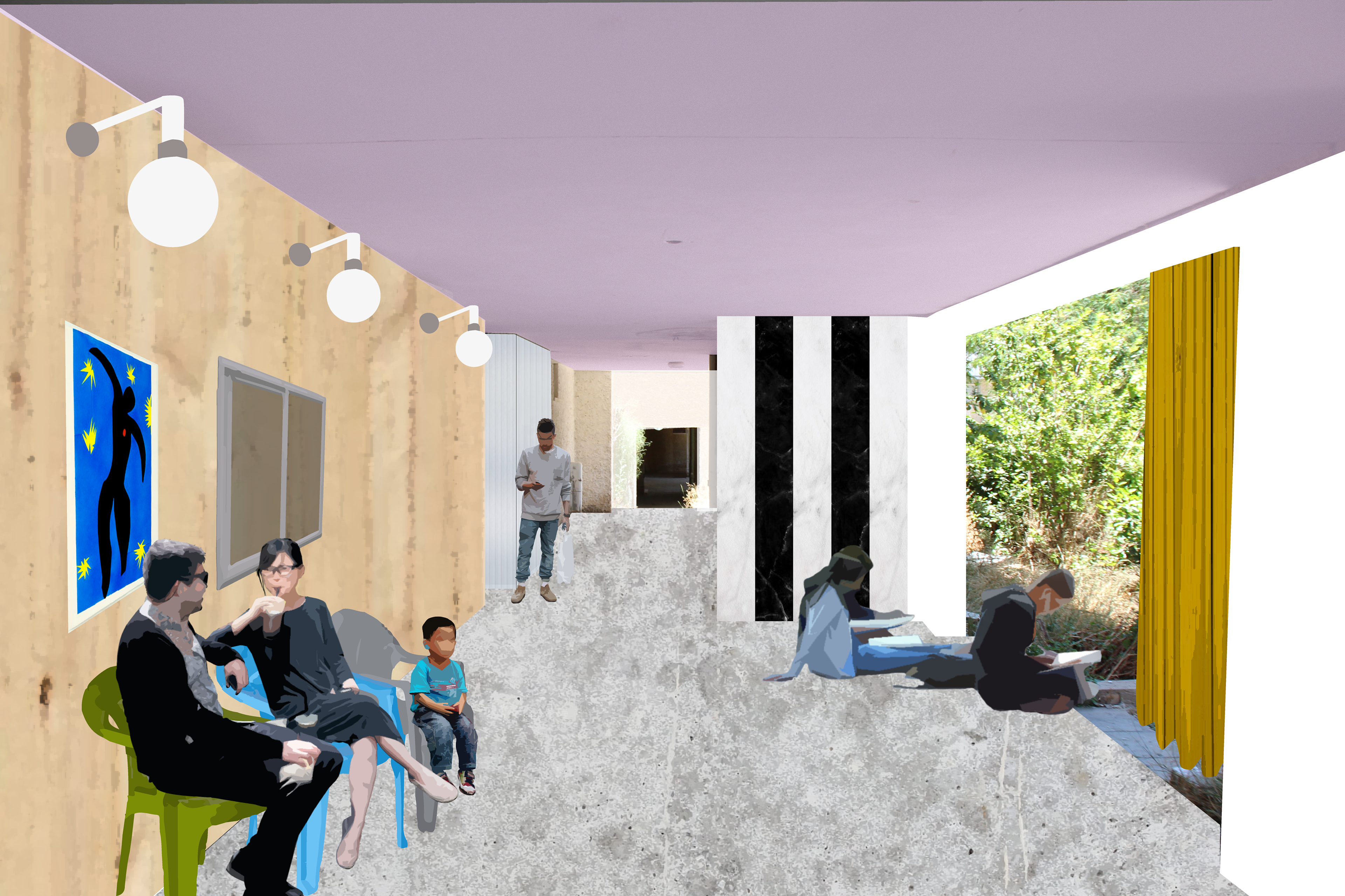 Collage - Renovated ground floor