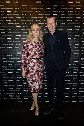 FRANCA SOZZANI Editor in Chief of Vogue Italia, JUERGEN GESSLER CEO Porsche Design