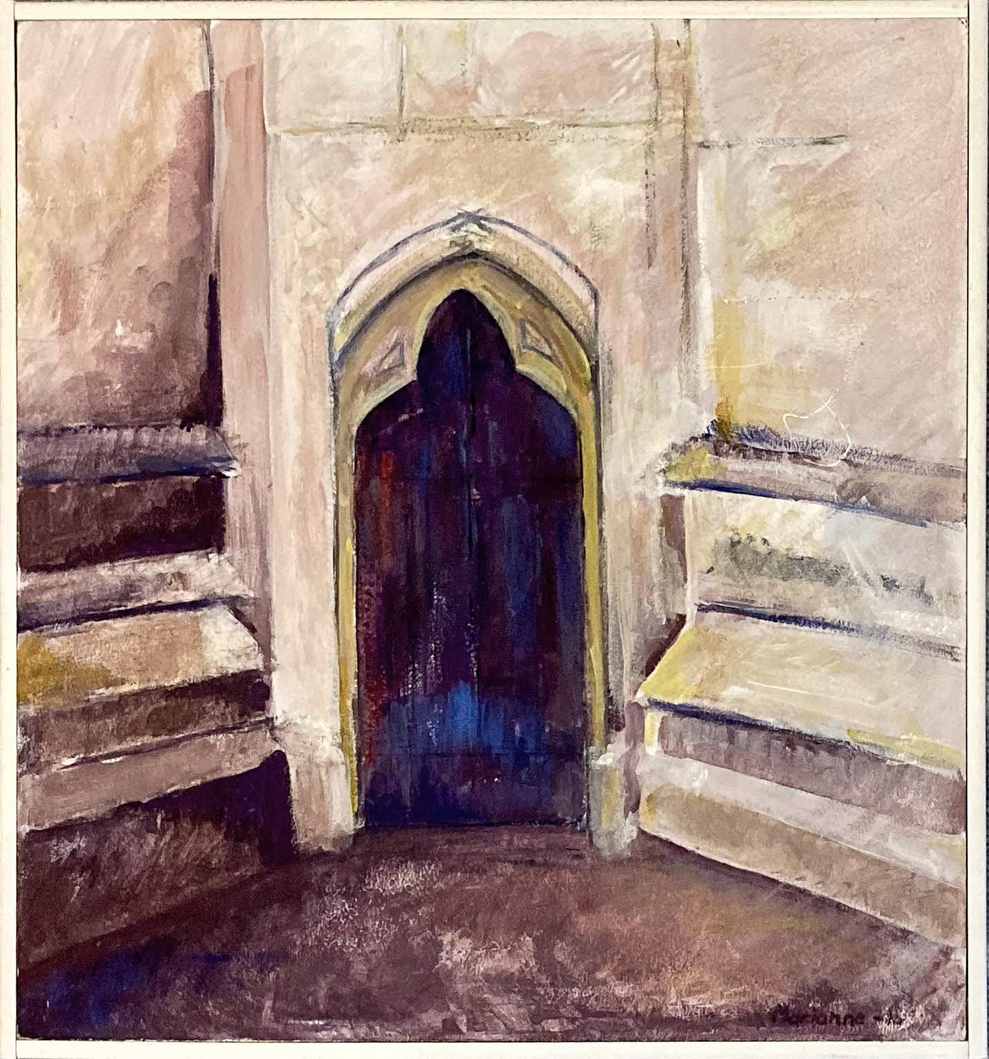 Sakralt tempera 42 x 44 cm