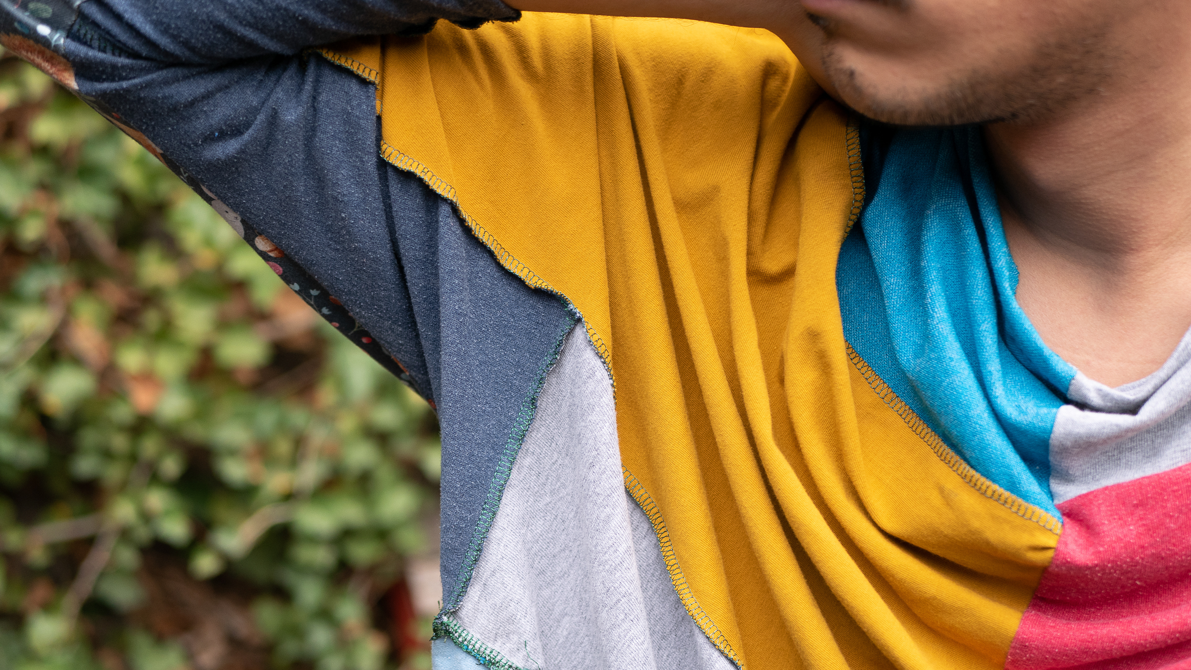 Barrel patched shirt