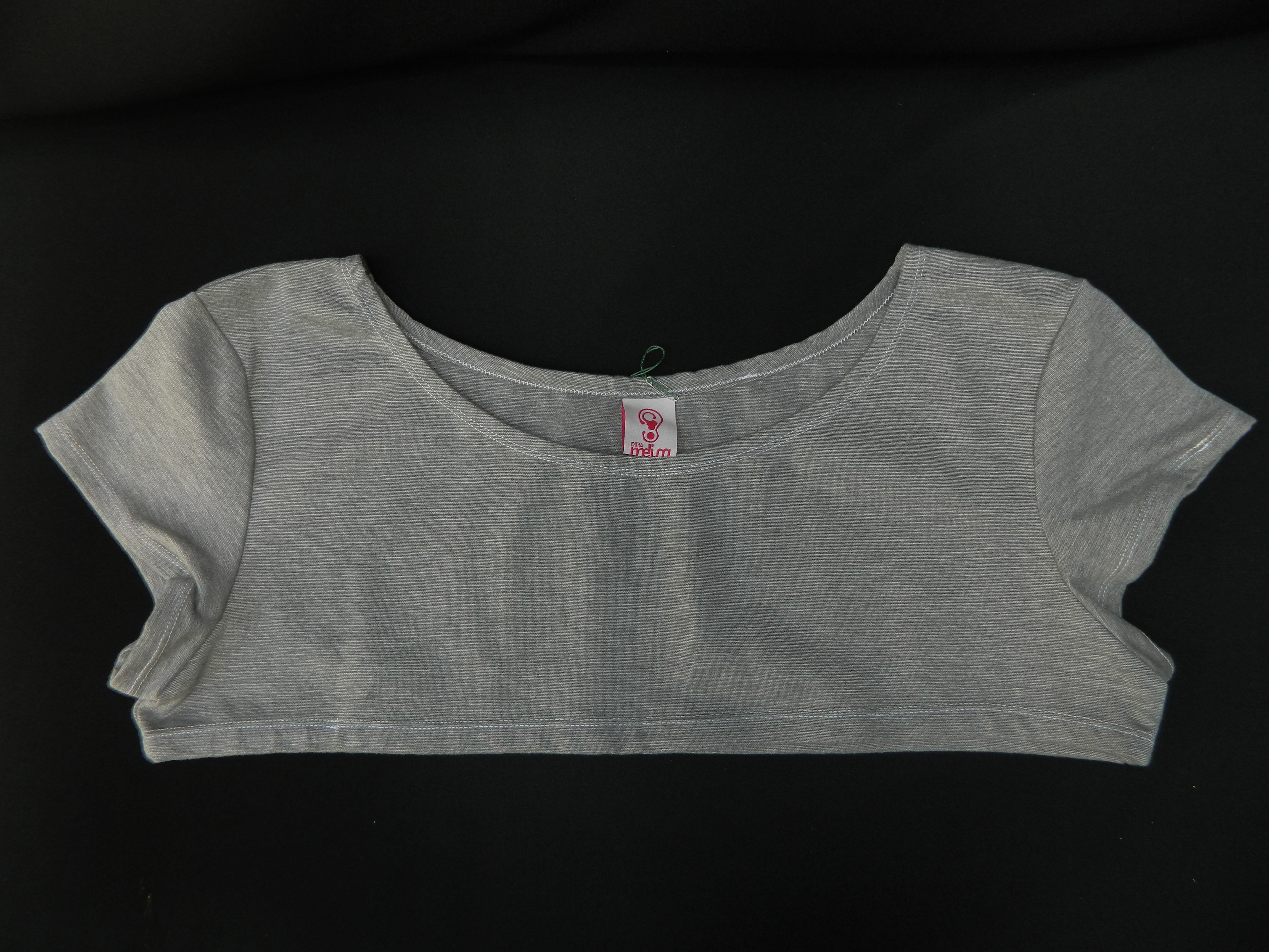 High top in heather jersey