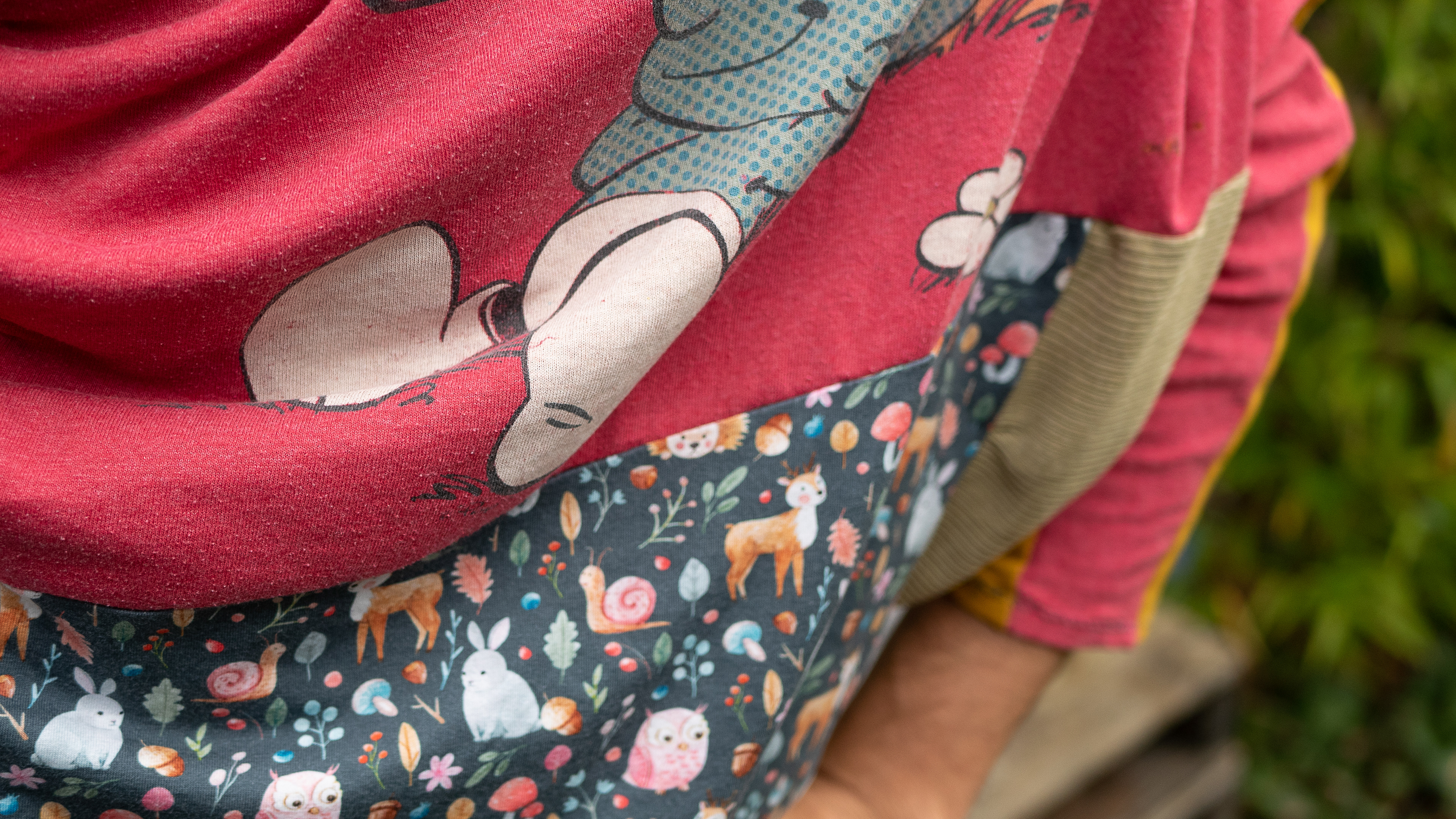 Barrel patched shirt
