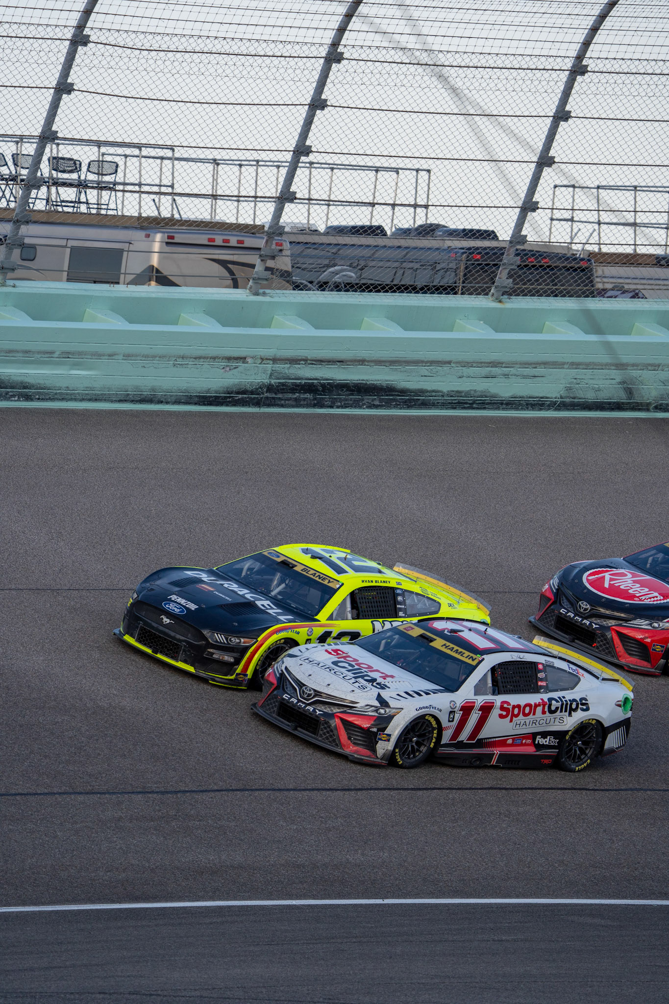 Denny Hamlin and Ryan Blaney Homestead 2023