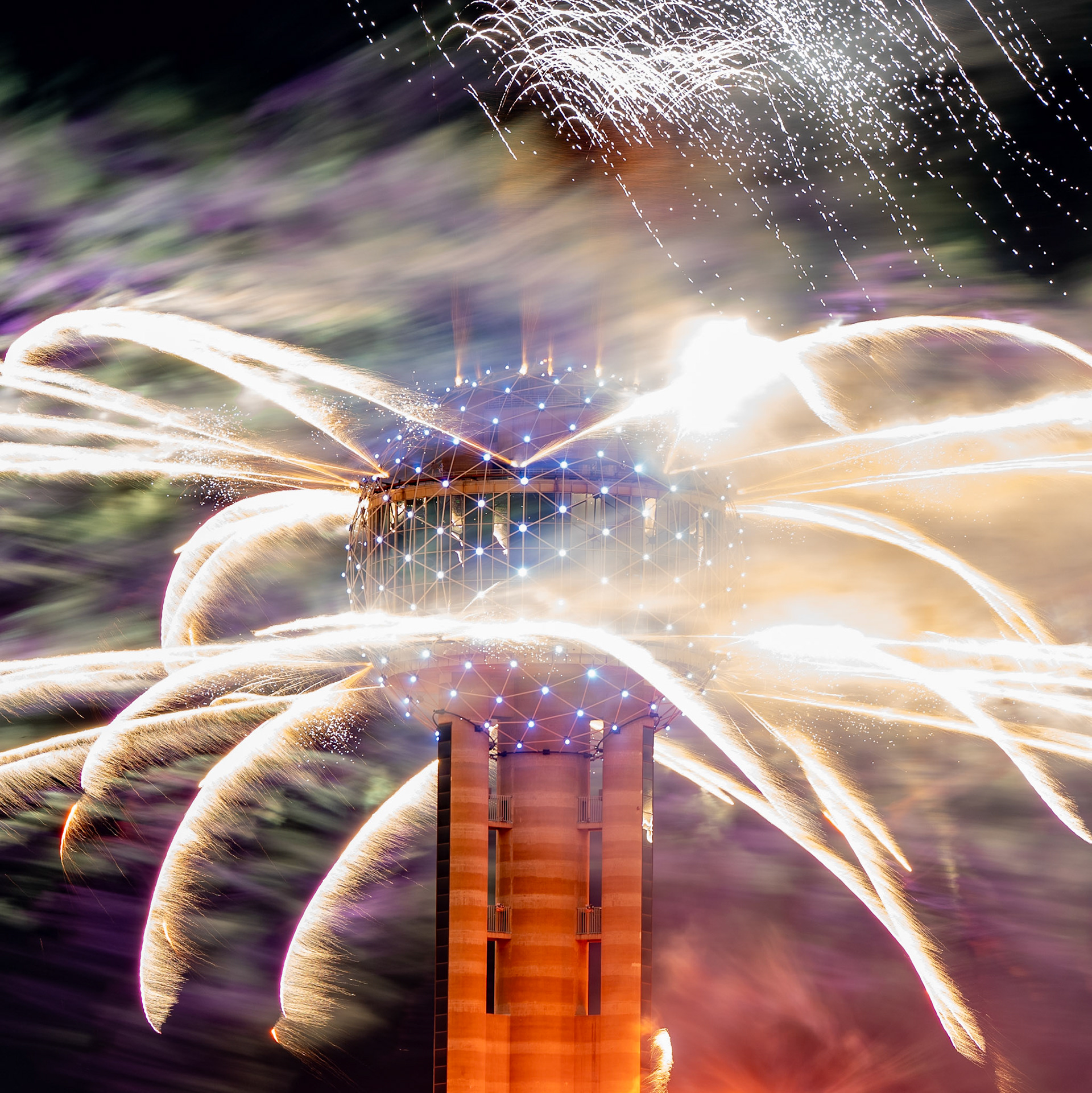 Reunion Tower New Year 2025