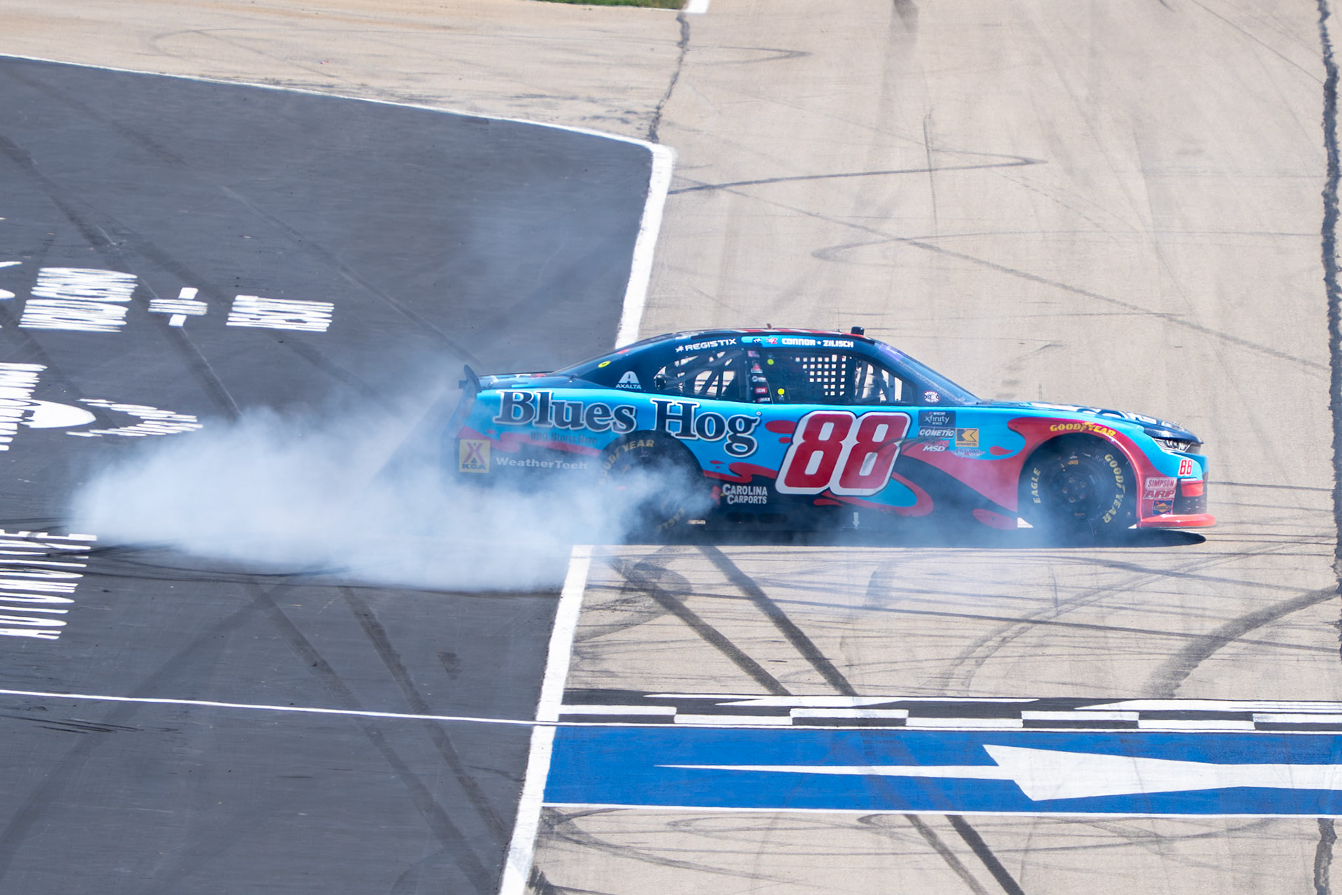 Kyle Larson 2025 Andy's Frozen Custard 300 Win