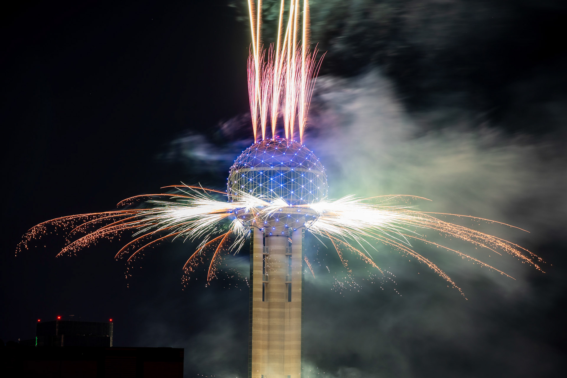 Reunion Tower New Year 2025