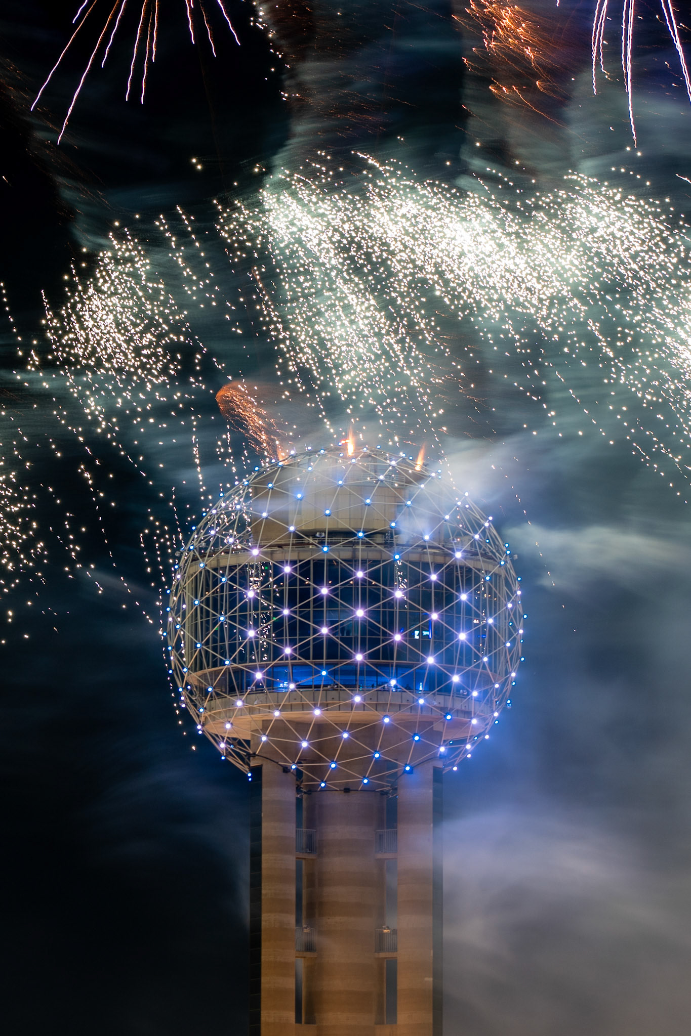 Reunion Tower New Year 2025