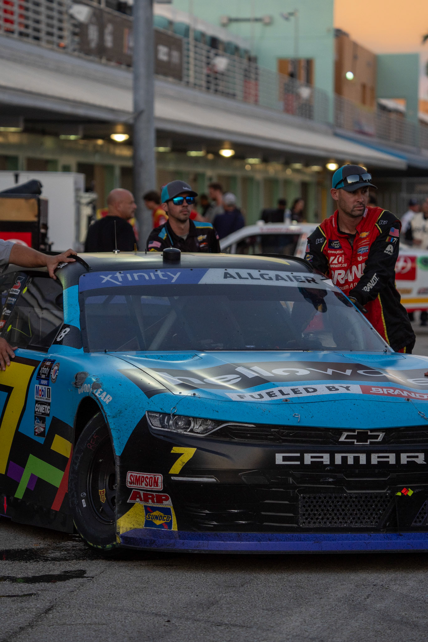 Justin Allgaier Post Race Homestead 2023