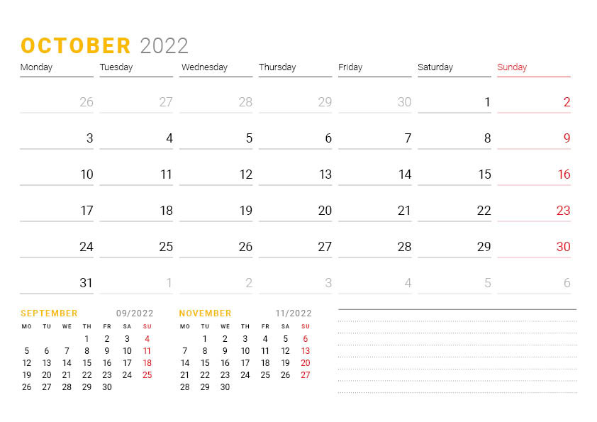October