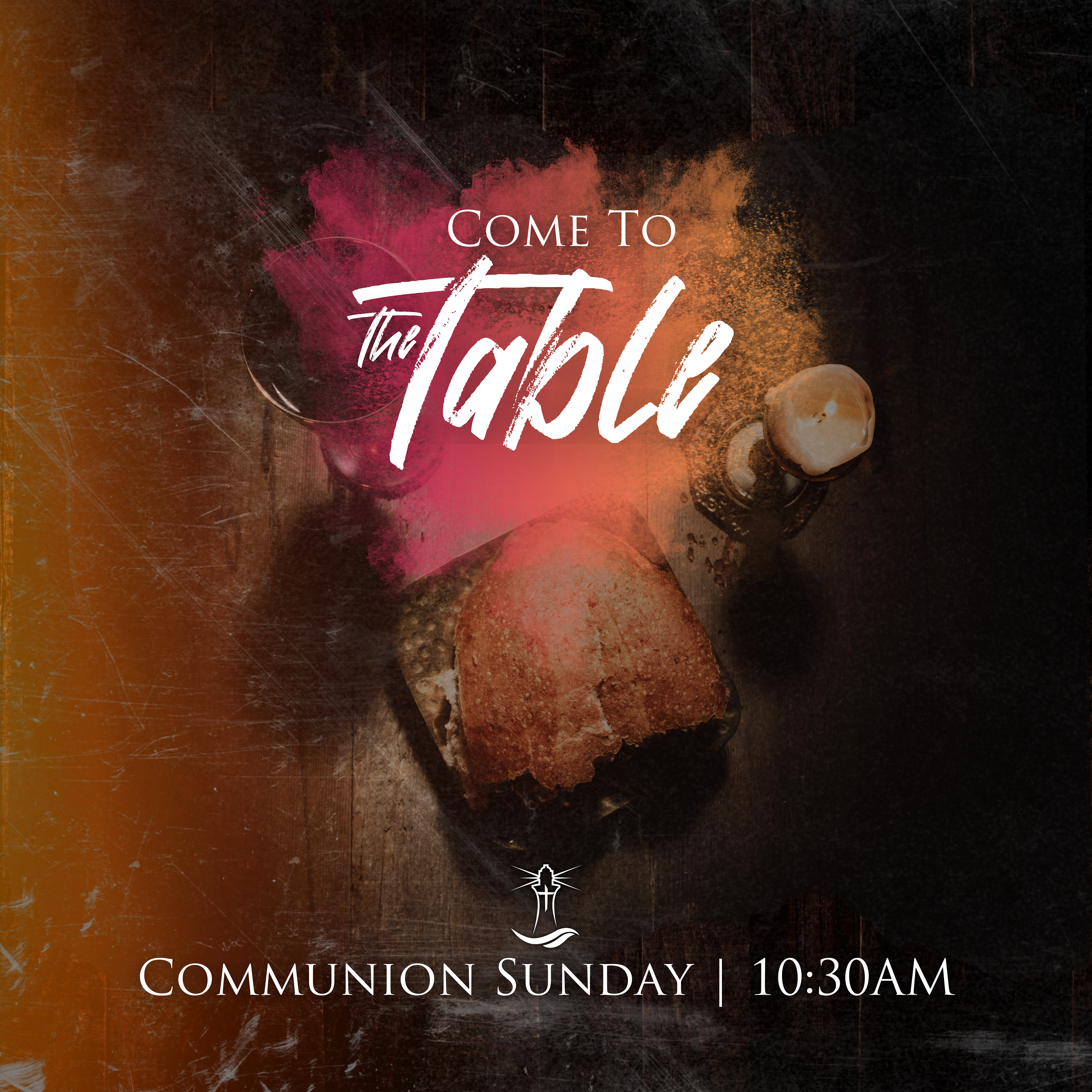 Communion sermon social media promo