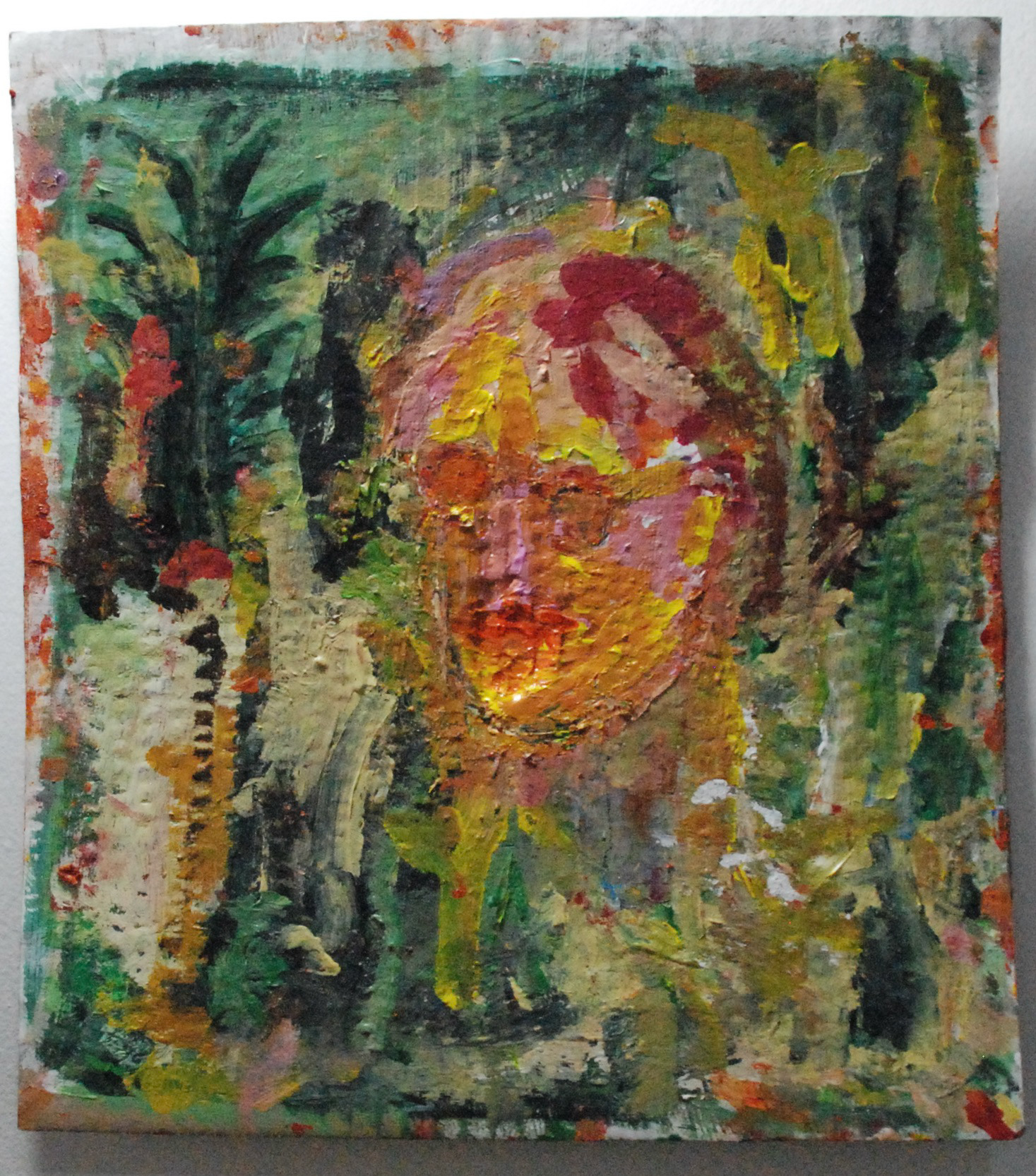 Independence, acrylic on cardboard, 26 X 24 Cm, 2022