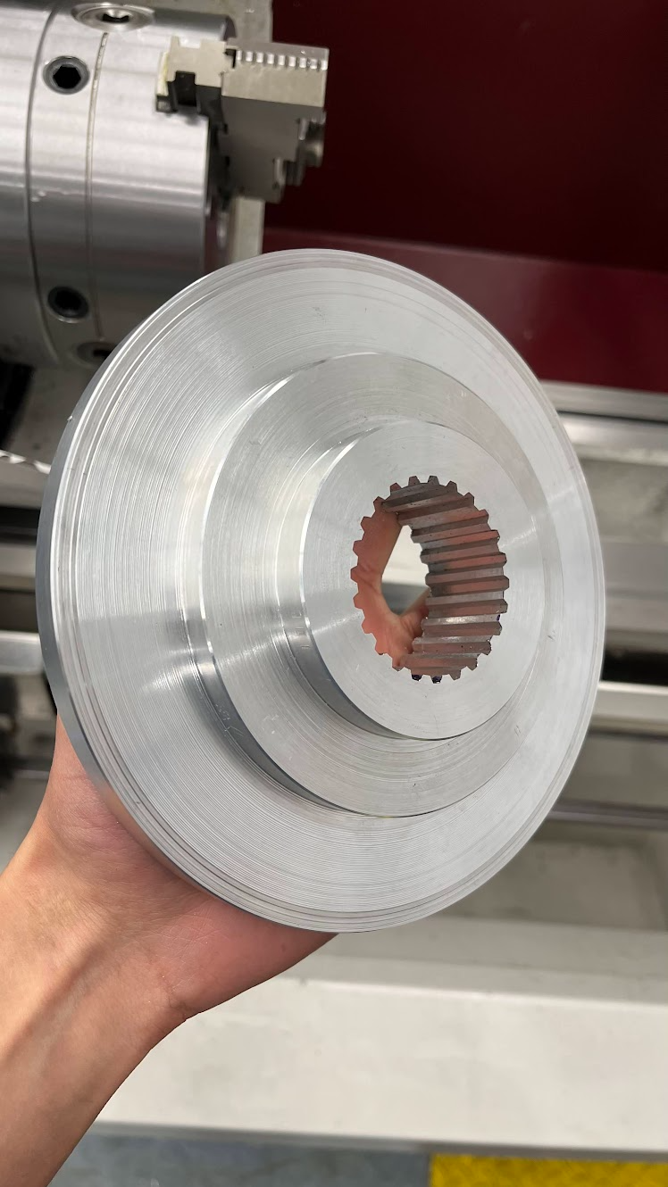 Getting the middle diameter dialed in for a transition fit..