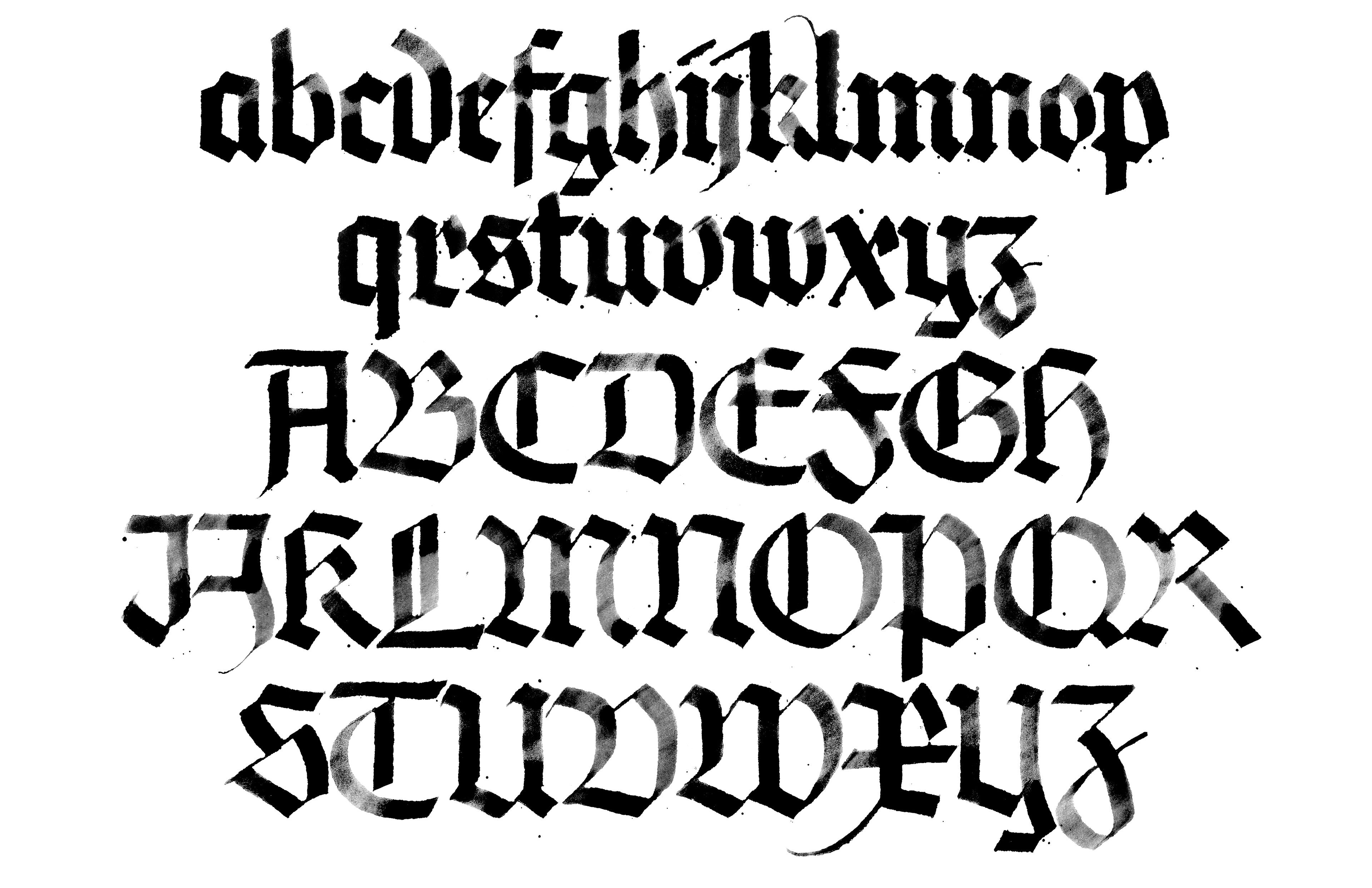 Eduardo Aire Torres • Professional Portfolio - RULING PEN BLACKLETTER