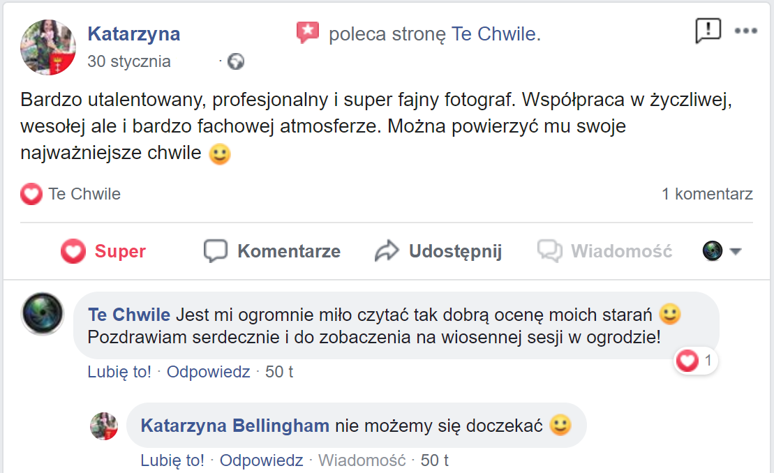 polecany fotograf