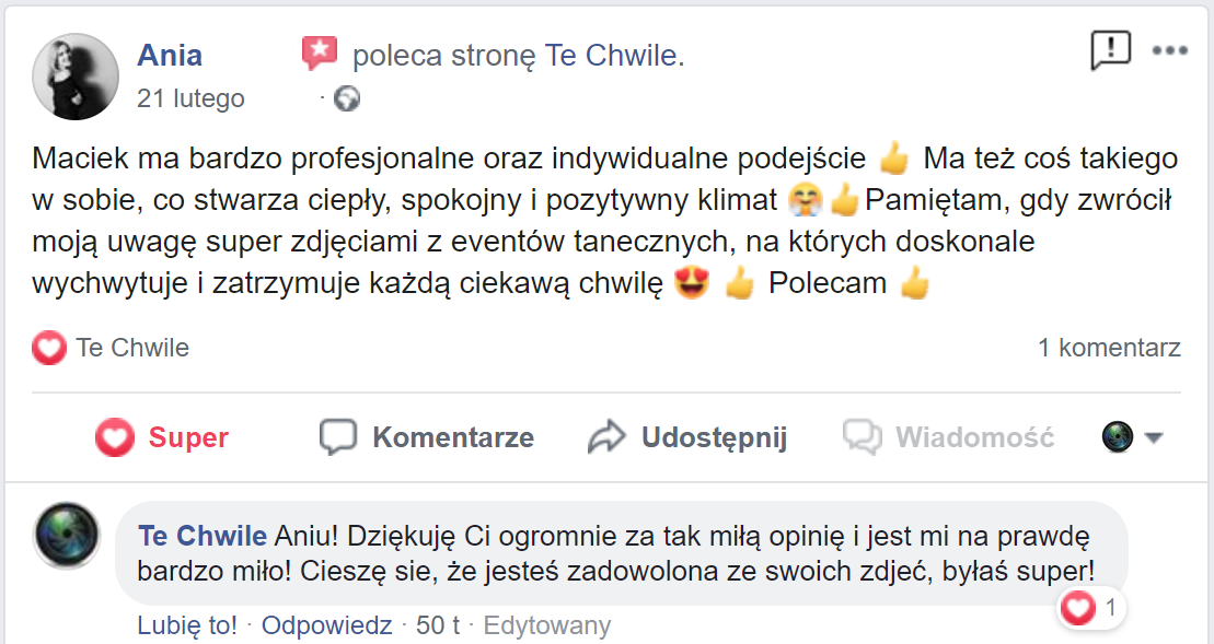 te chwile fotografia opinia