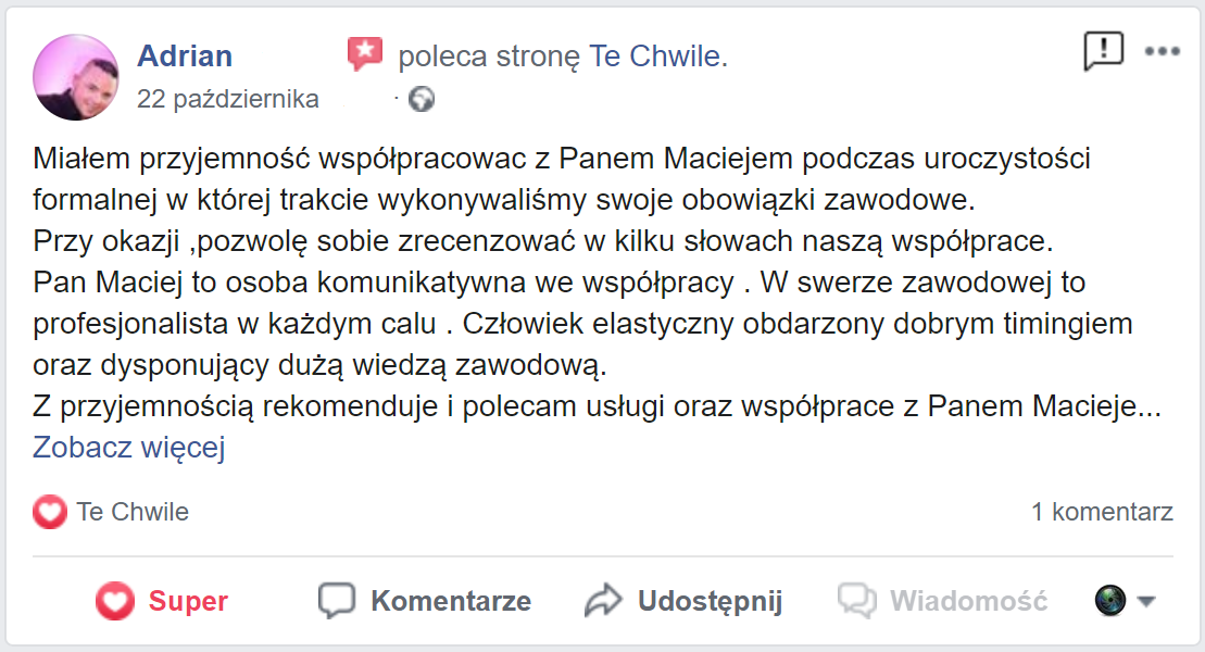 fotograf polecenia