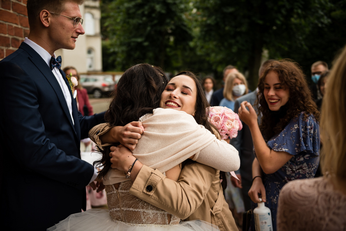 skłądanie zyczeń na ślubie