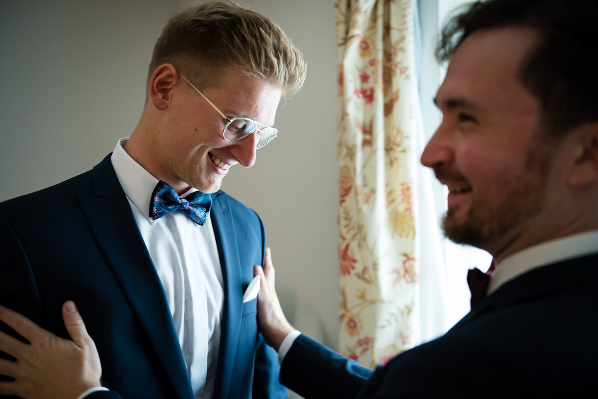 Pan młody w dniu ślubu