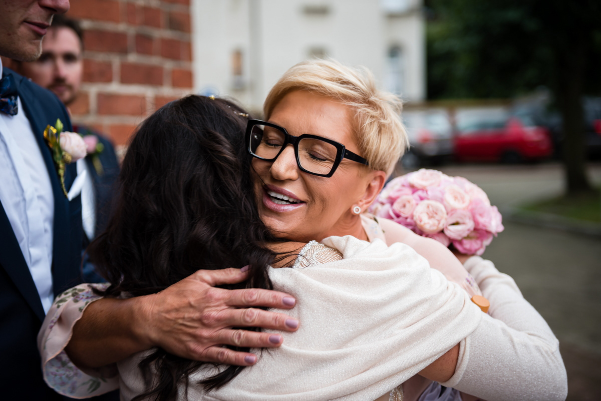 życzenia po ceremonii ślubnej