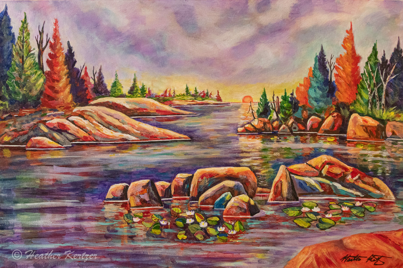 Tranquility - 24" x 36" Acrylic on Gallery Canvas - $900