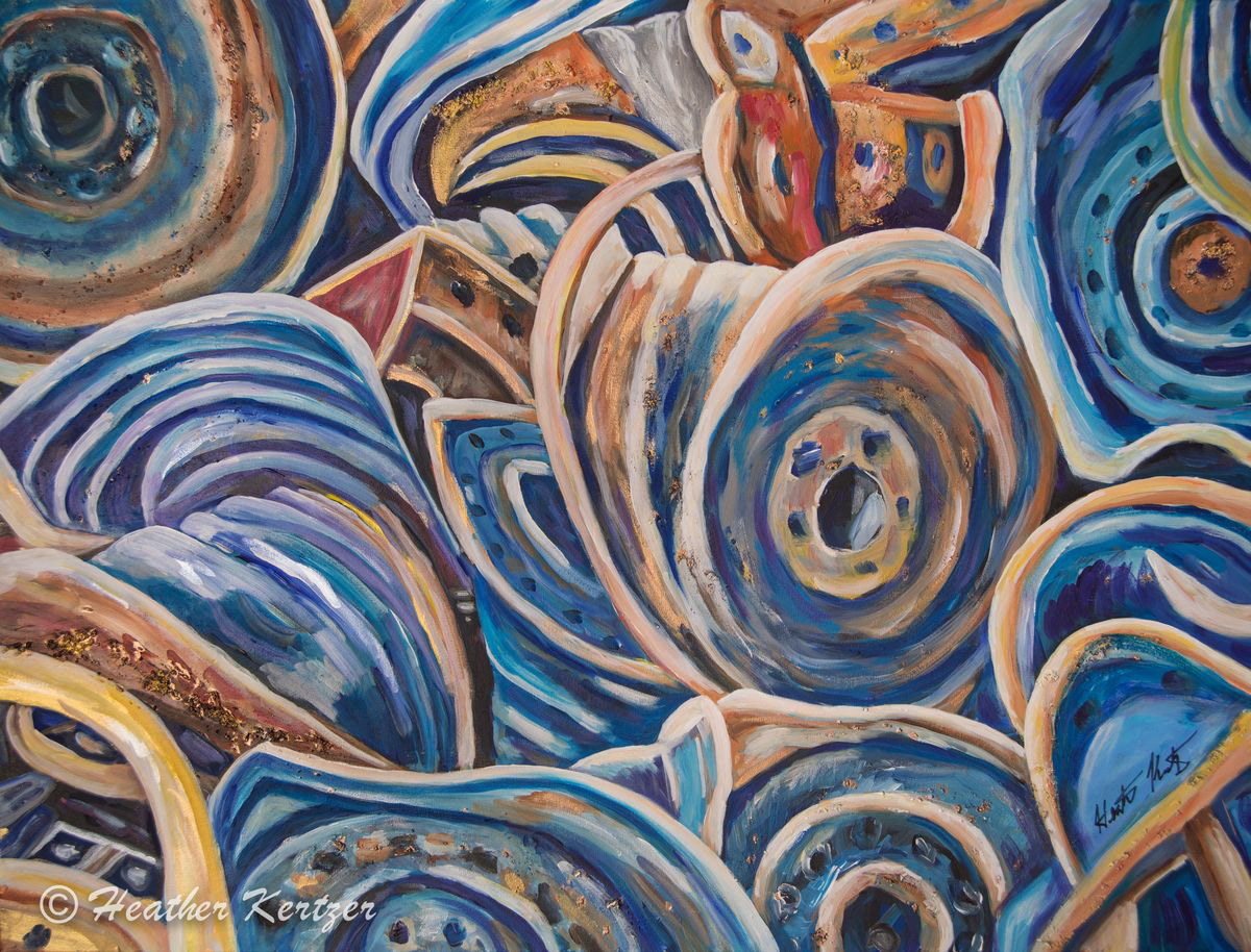 Rims - 30"x40" Acrylic on Gallery Canvas - $1200