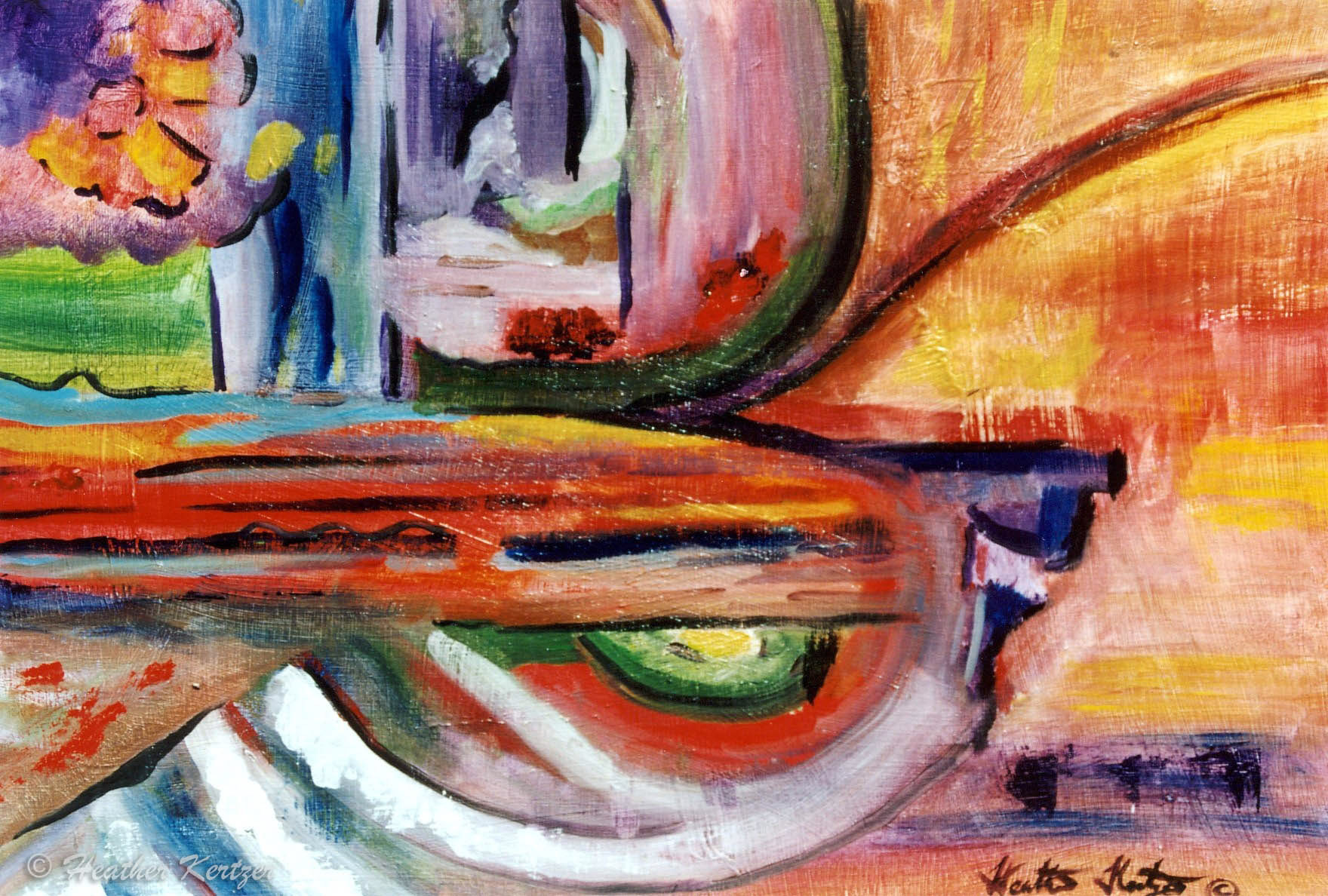 Inspiration - 30" x 24" Framed Acrylic on Board - $600