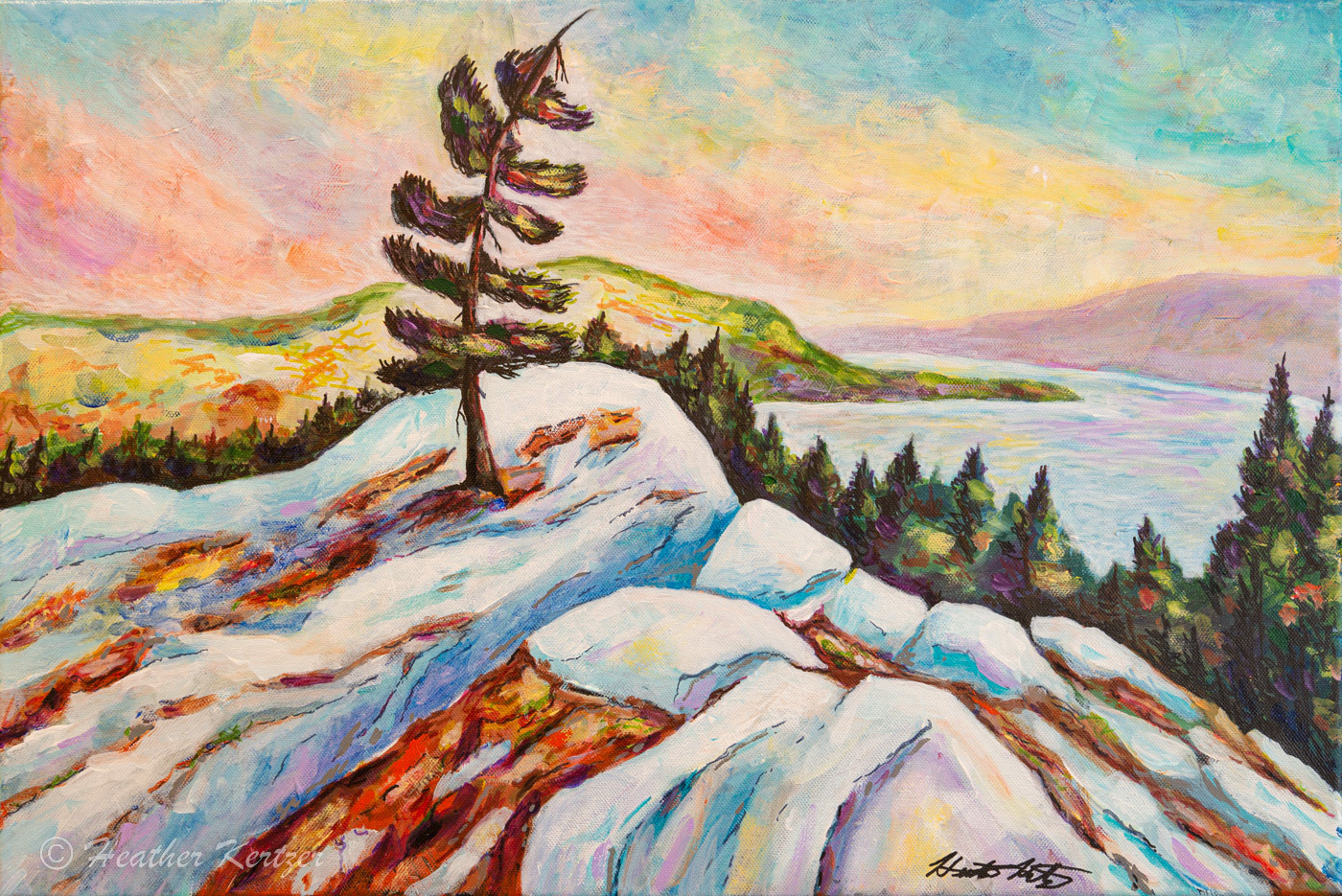 A Moments Peace - 16"x23" Acrylic on Canvas - $450