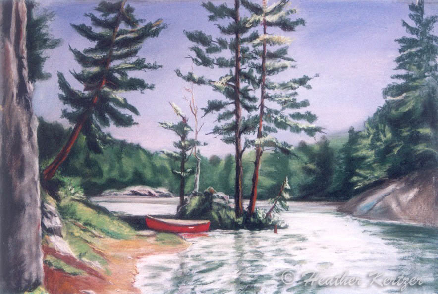Ontario's Jewel - 23" x 28" Pastel - Sold