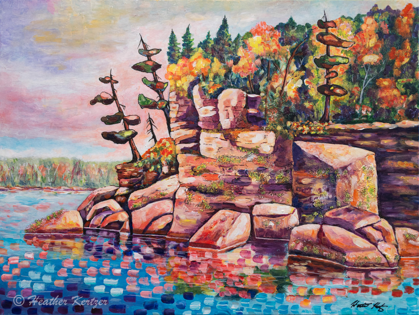 October's Promise - 30"x40" Acrylic on Gallery Canvas - $1300