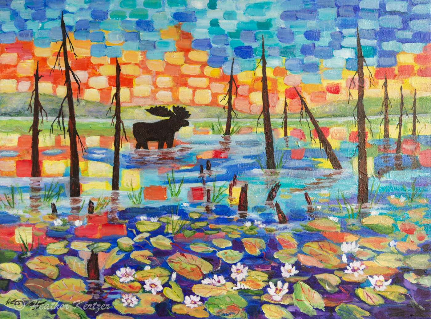 Dusk - Acrylic on Gallery Canvas - Sold