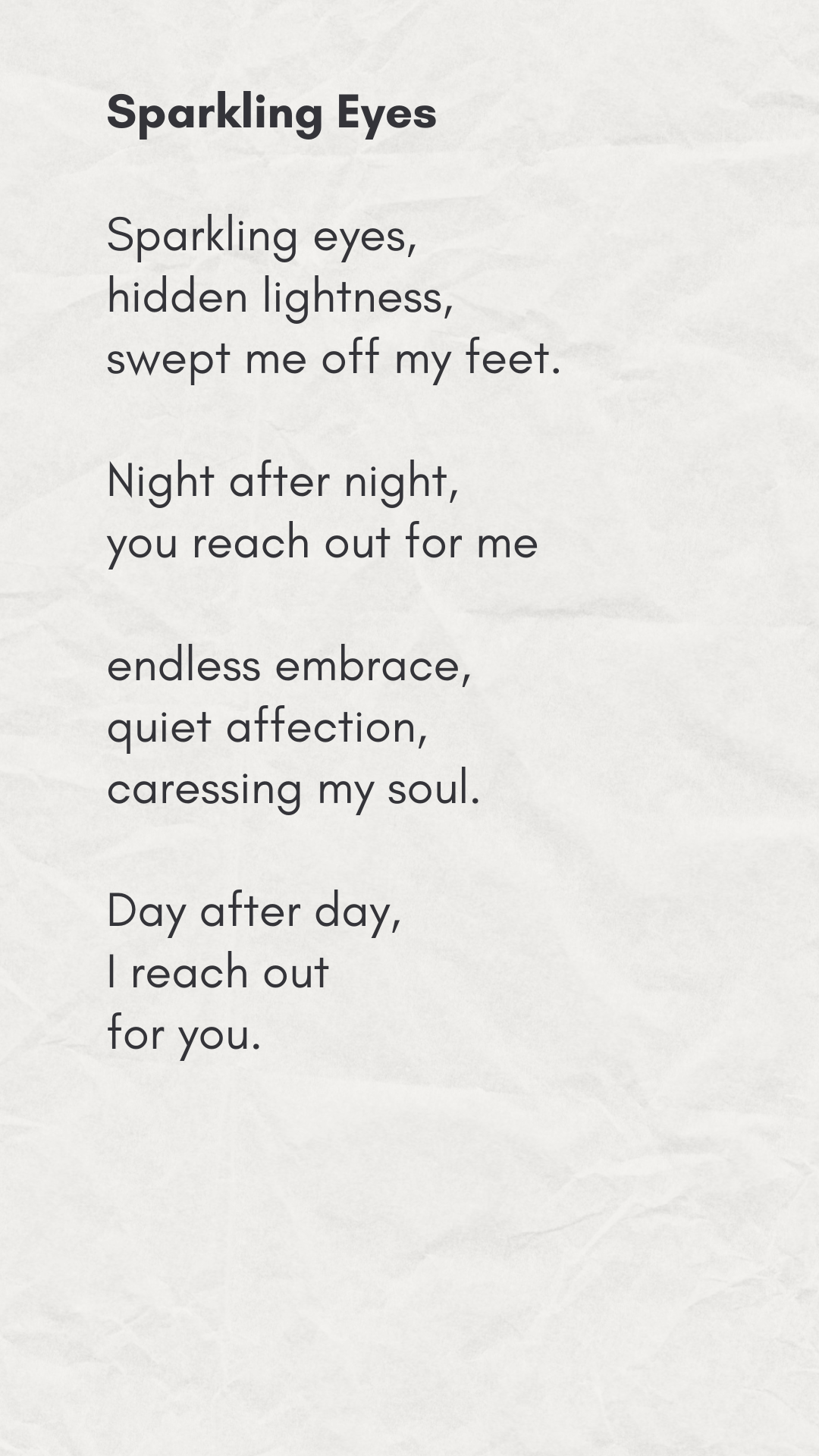Sparkling Eyes