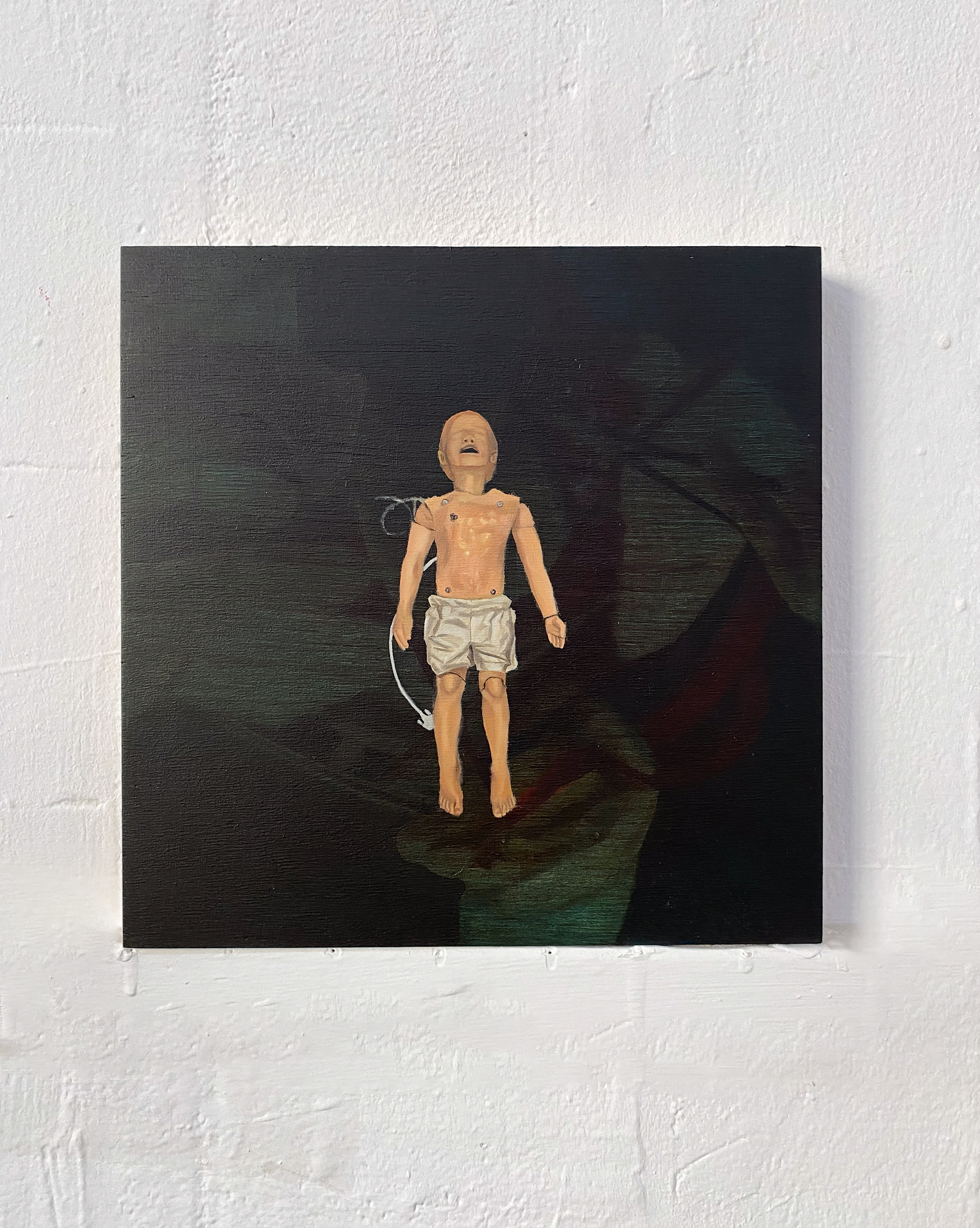 'Hal', oil on wood panel, 30 x 30 cm