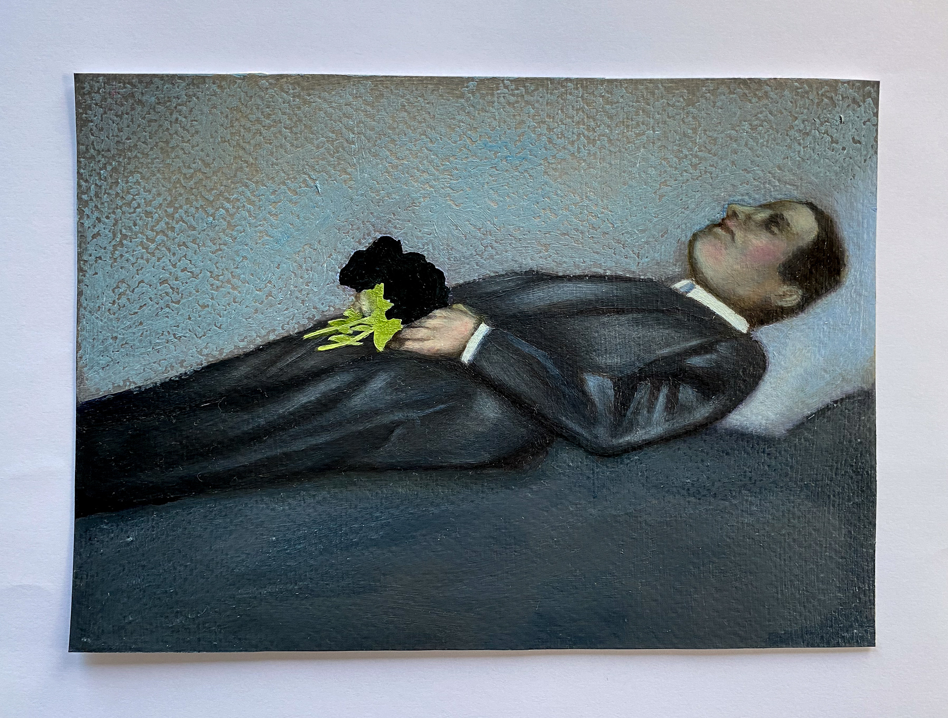 Untitled, Oil on paper, 21 x 14 cm 