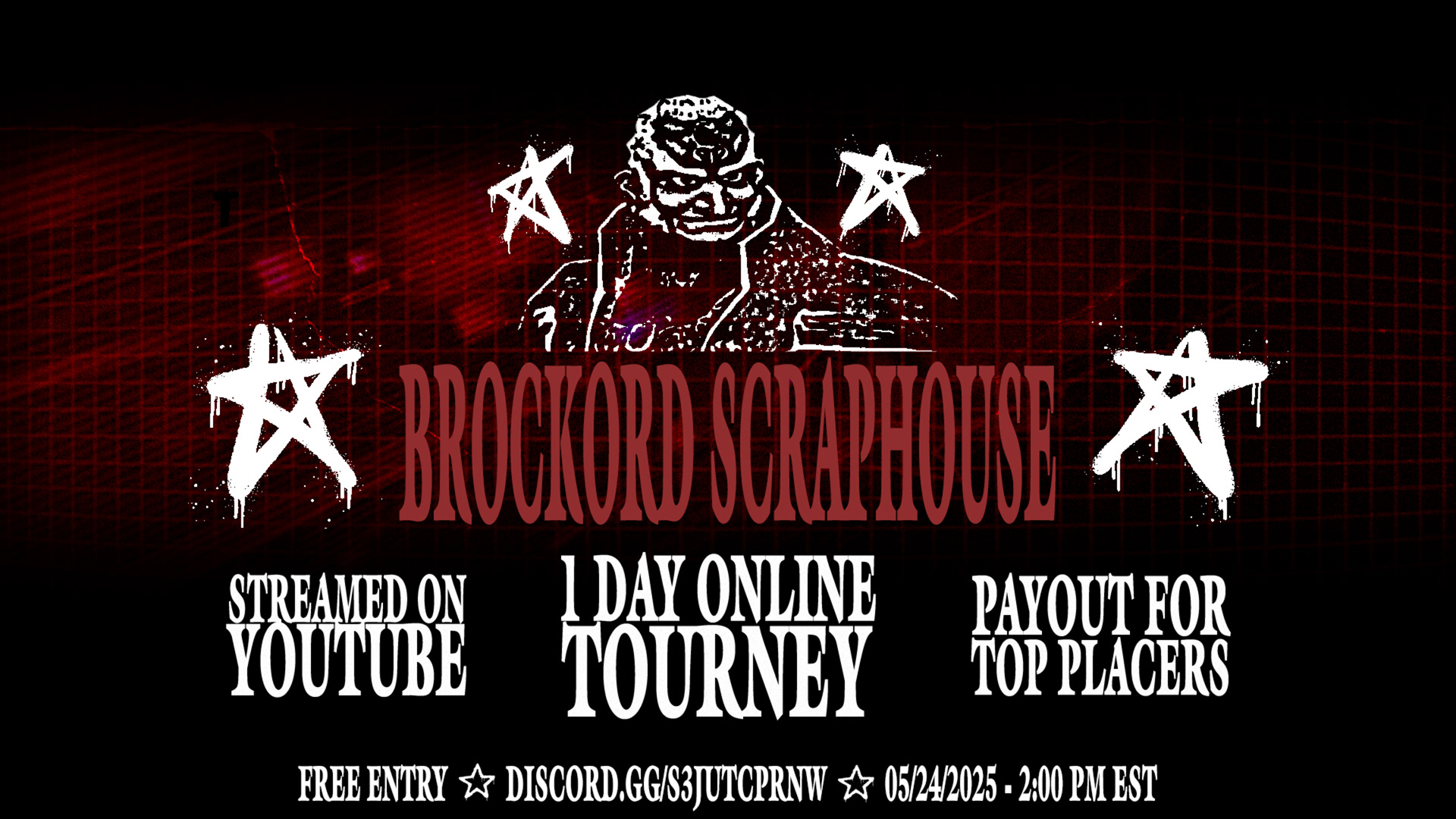 Promotional graphic for online tournament