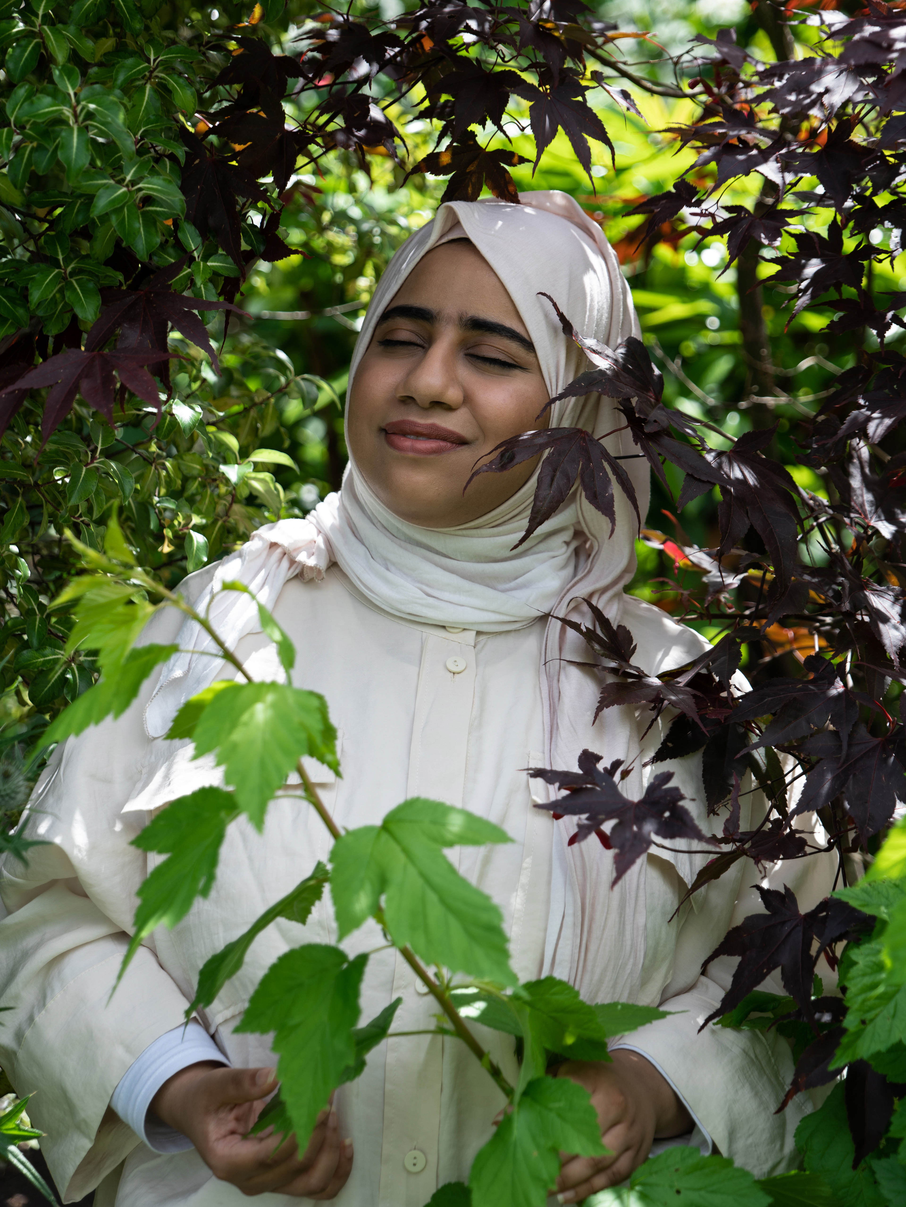 Amna: Photographed in Cannon Hill Park as part of my REWORLDING Exhibition in August 2022