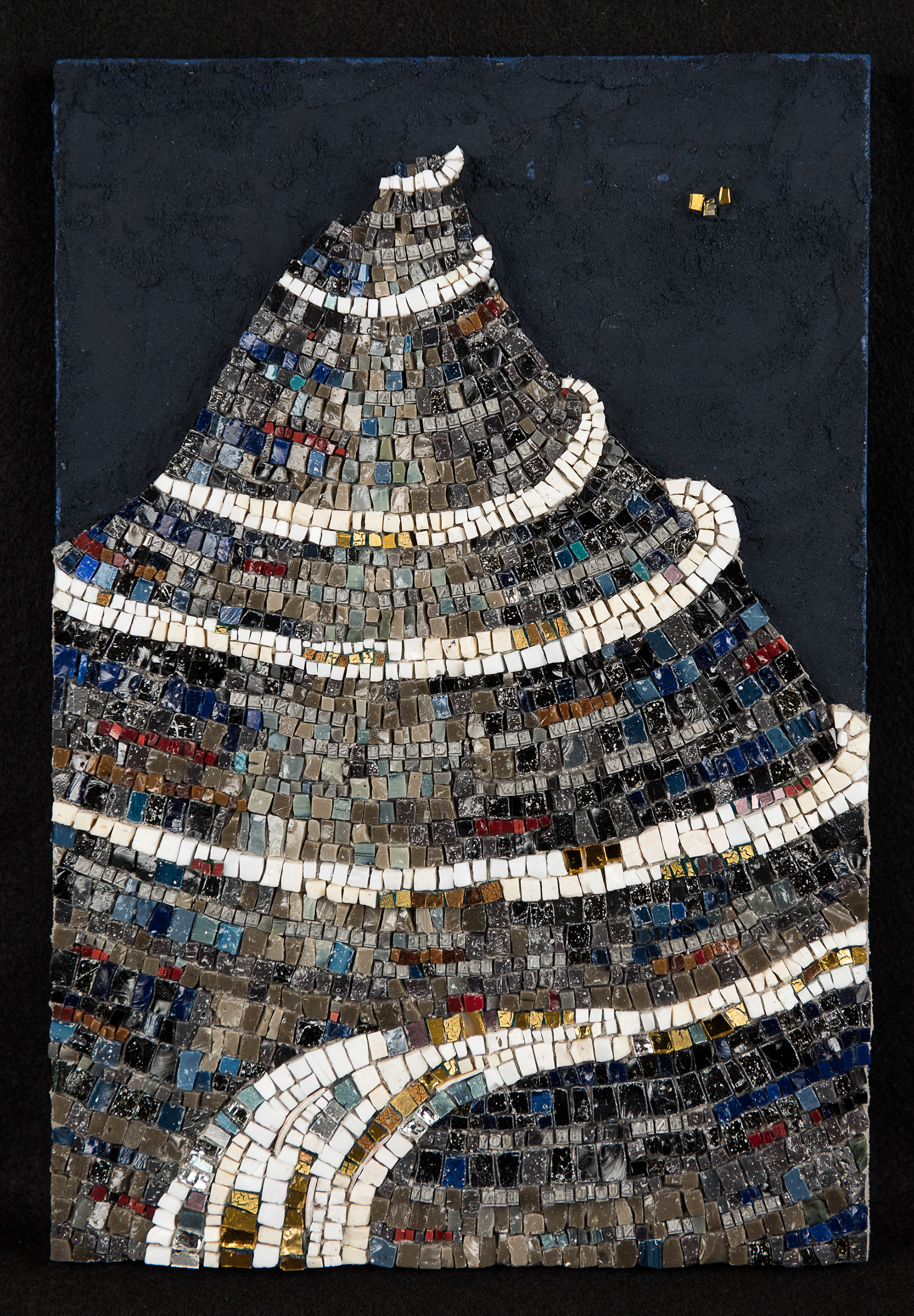 2016: The Fear of Babel. framed: 17.3” x 13.5” (depth: 2.5”) sold