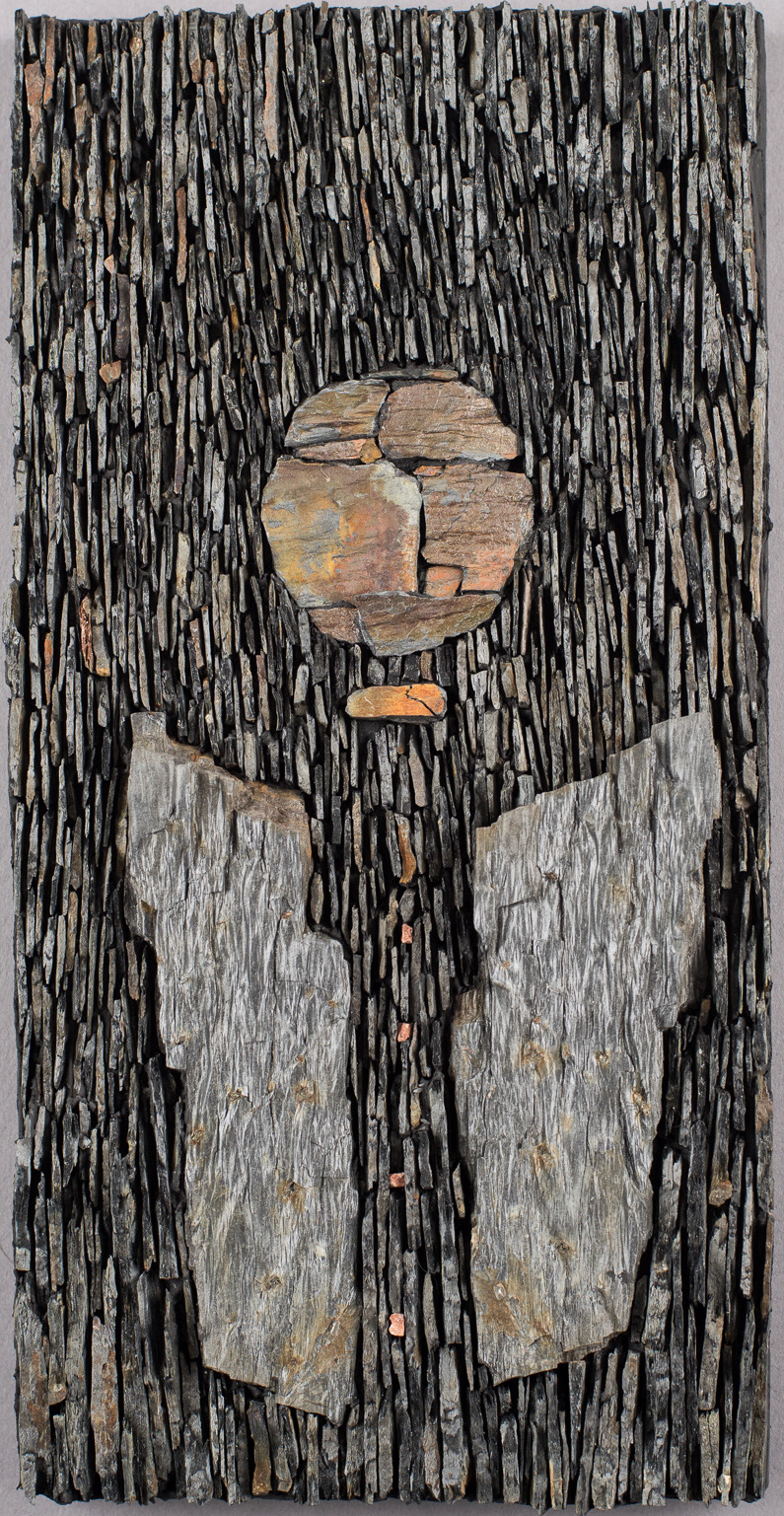 2016.Slate: Angel (Holding) 10” H x 5” W x ½ “ D sold