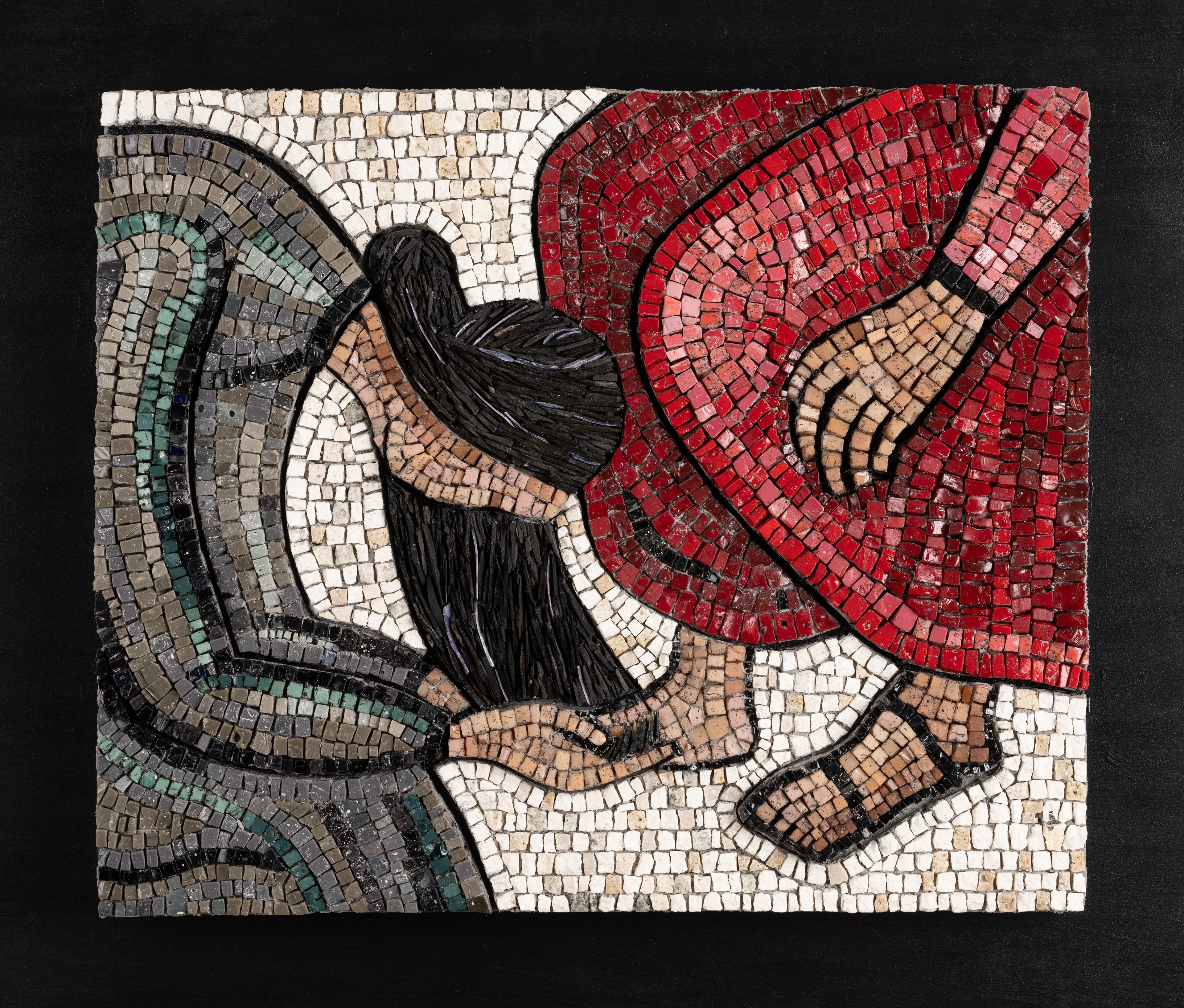Mary Washing Jesus’ Feet. 2023 Mounted: 14” x 16”, Sold