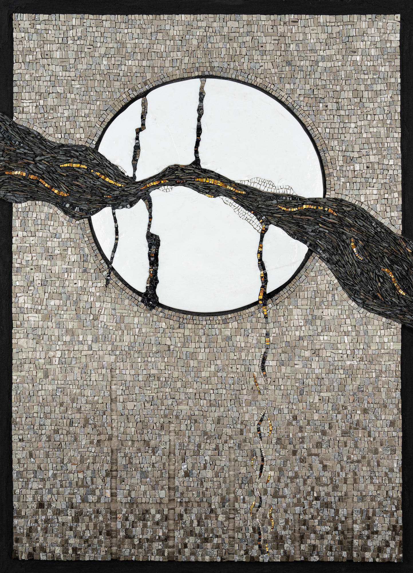 2021: Upon the Waters Borne. Lord of the Waters (Panel 4 of Release Series) 33”H x 24”W Price: $3500