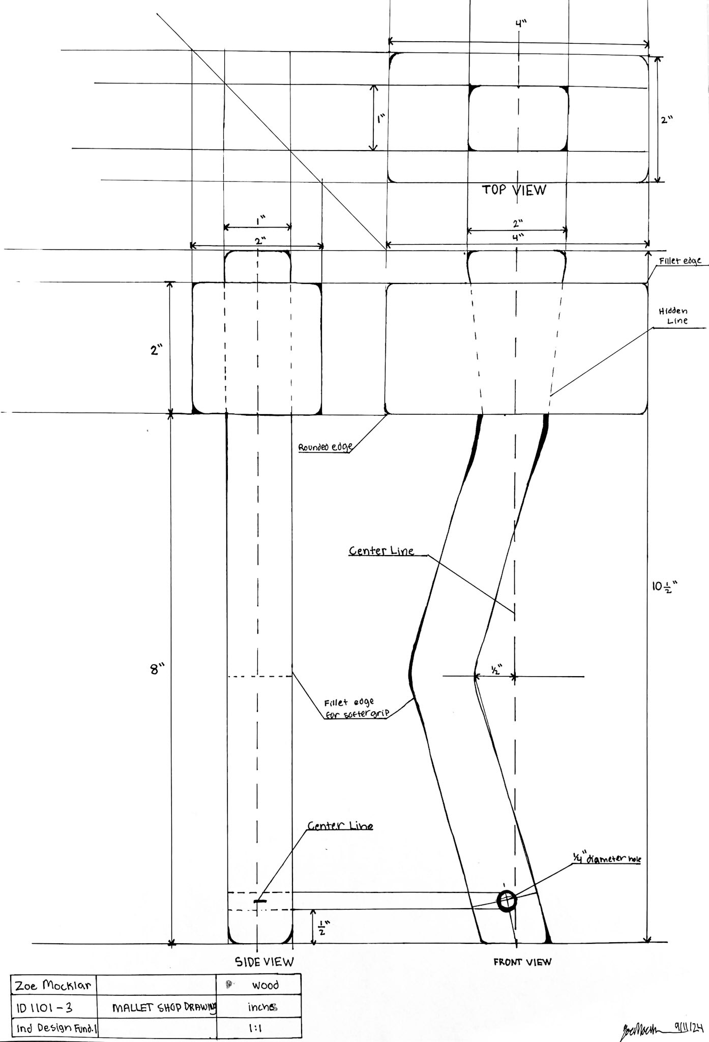 Orthographic Drawing