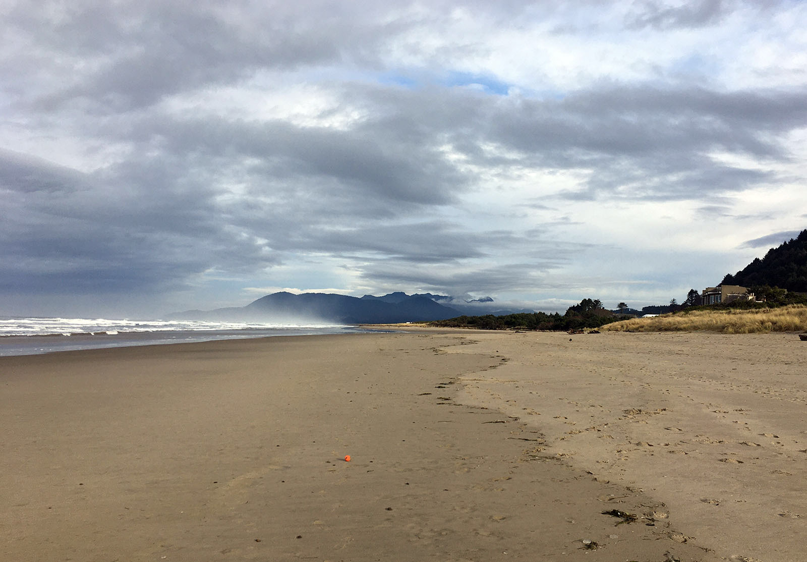 7 miles of open beach