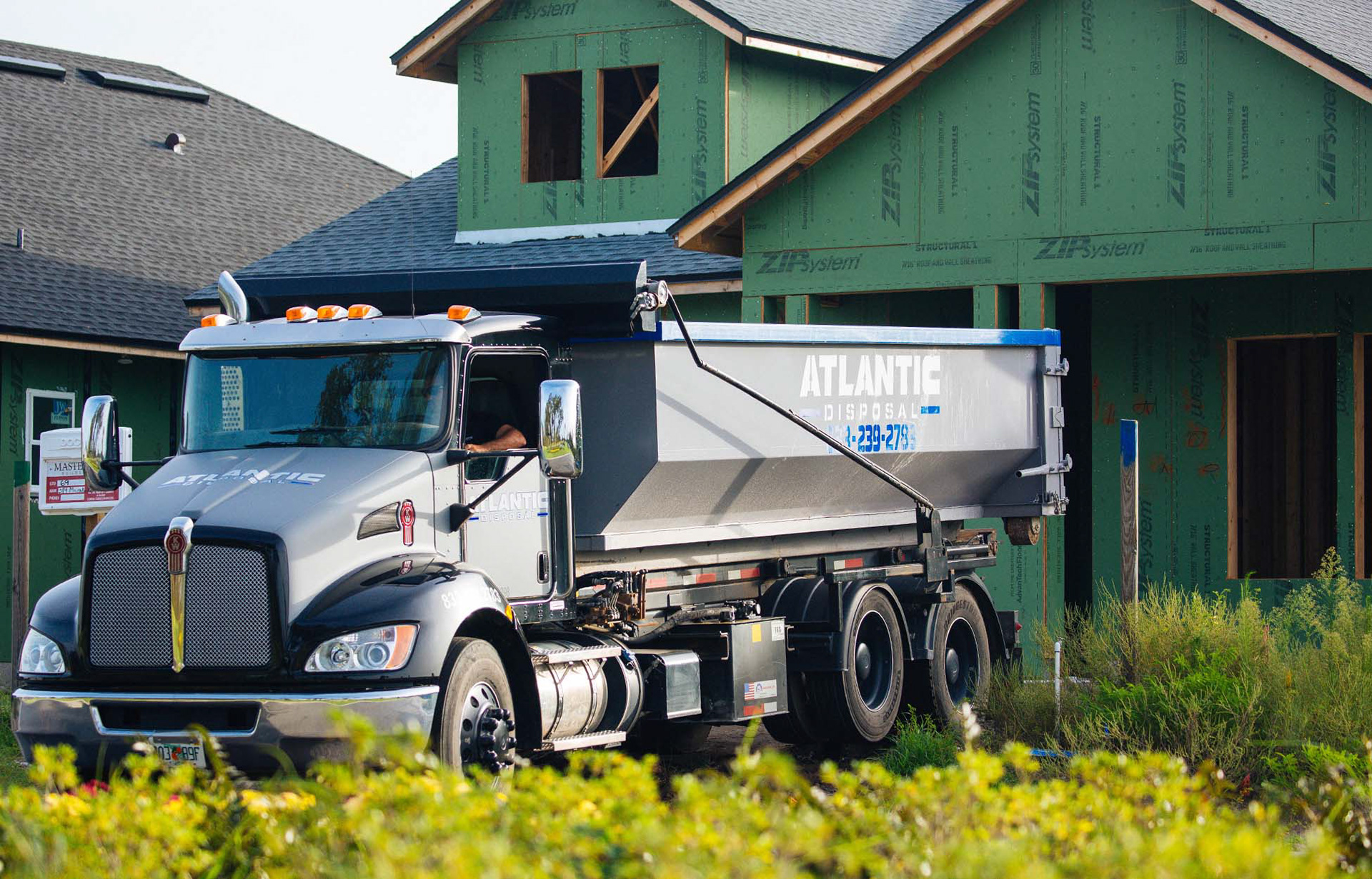 Lifestyle images of on site delivery