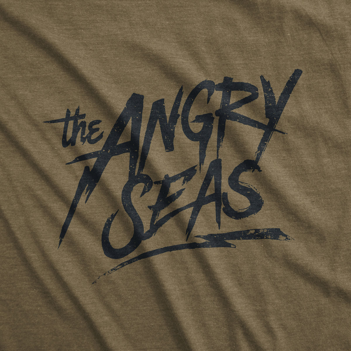 Custom illustration and typography for fishing t-shirt graphic