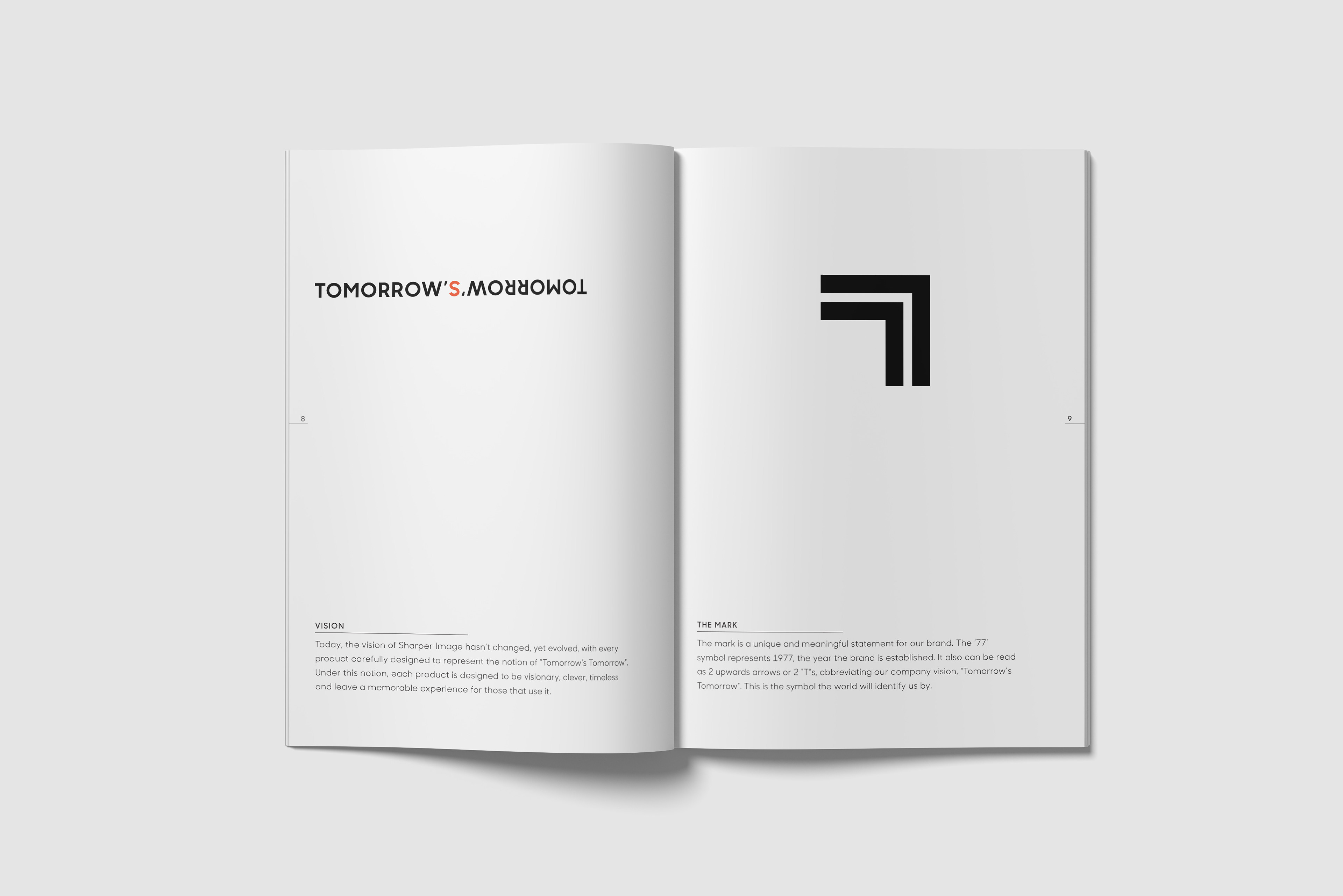 Controlling the Sharper Image story by explaining the design considerations