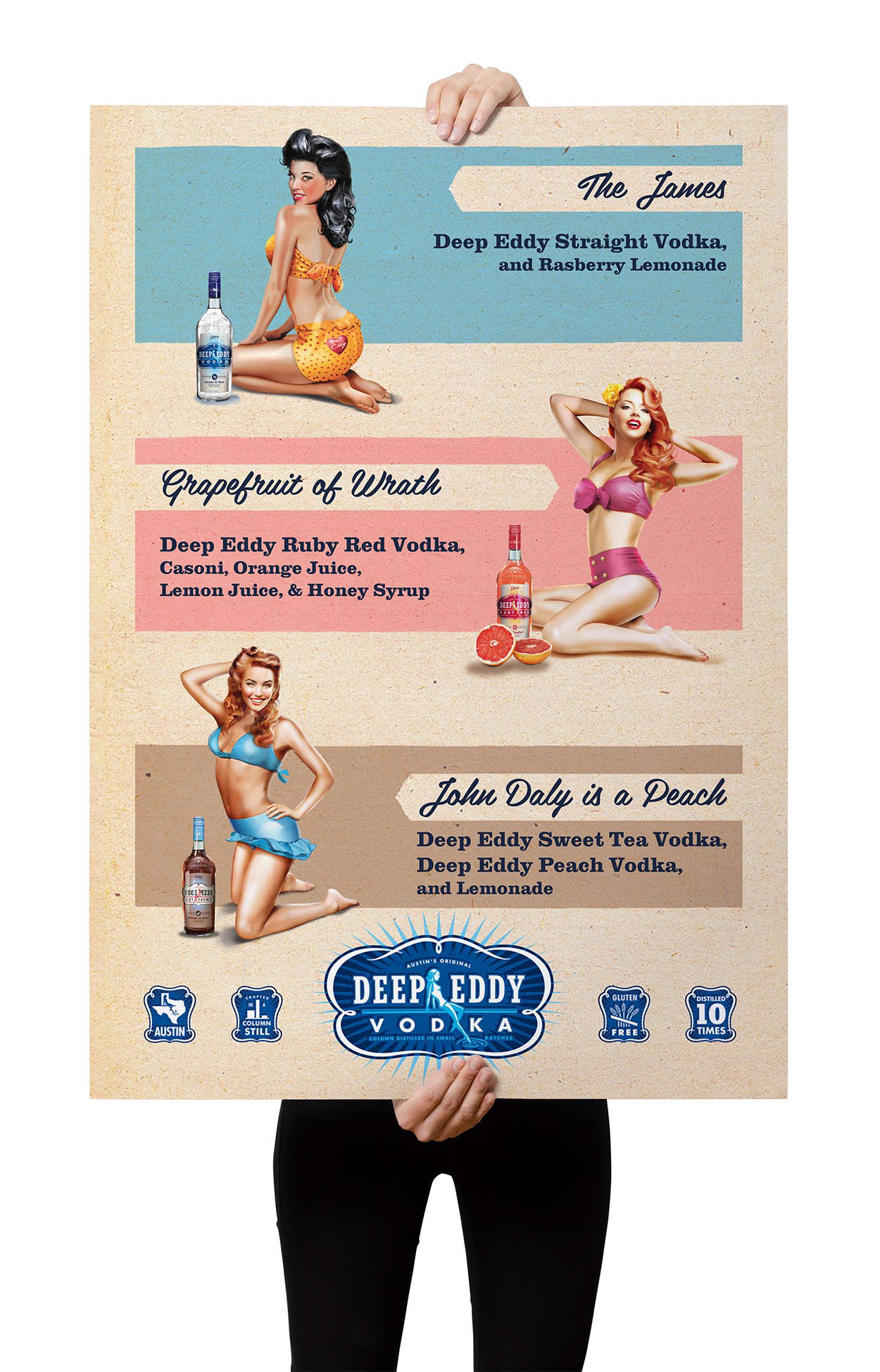 Deep Eddy Vodka drink special poster design
